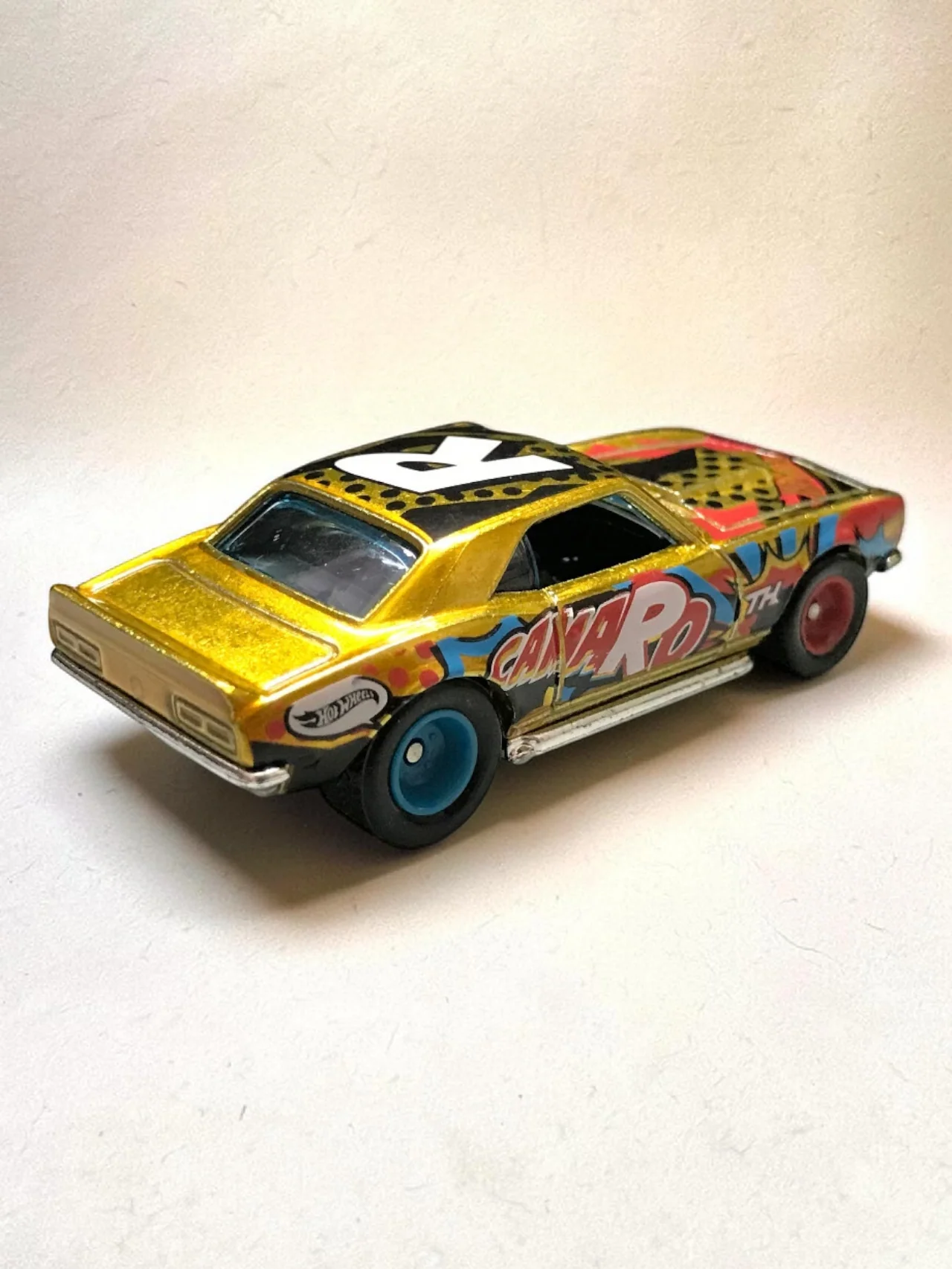HotWheels '68 COPO CAMARO' Imported Mainline 1:64 Scale Super Treasure Hunt (With protector) - Image 4