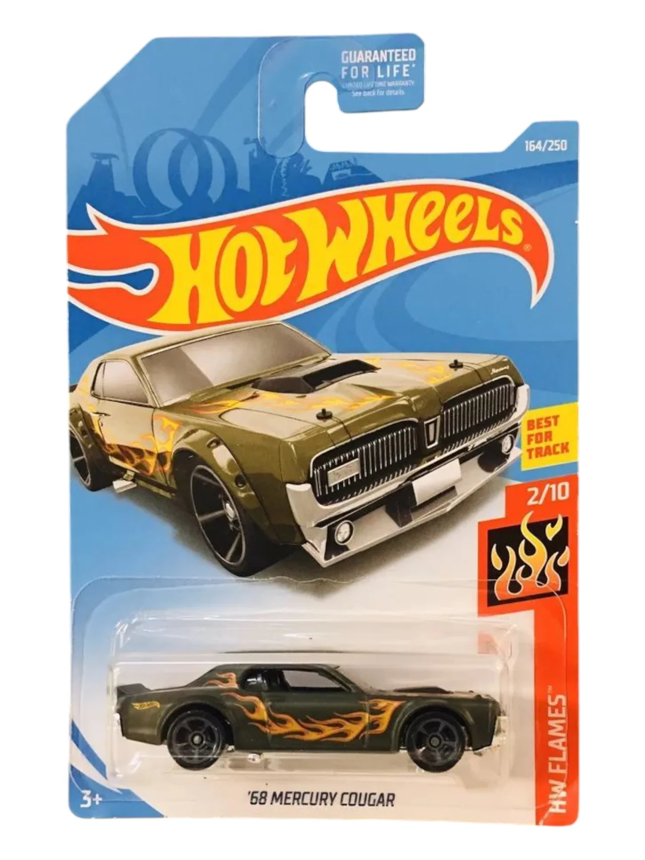 HotWheels 68 Mercury Cougar Imported Mainline 1:64 Scale FYC37-D7C4