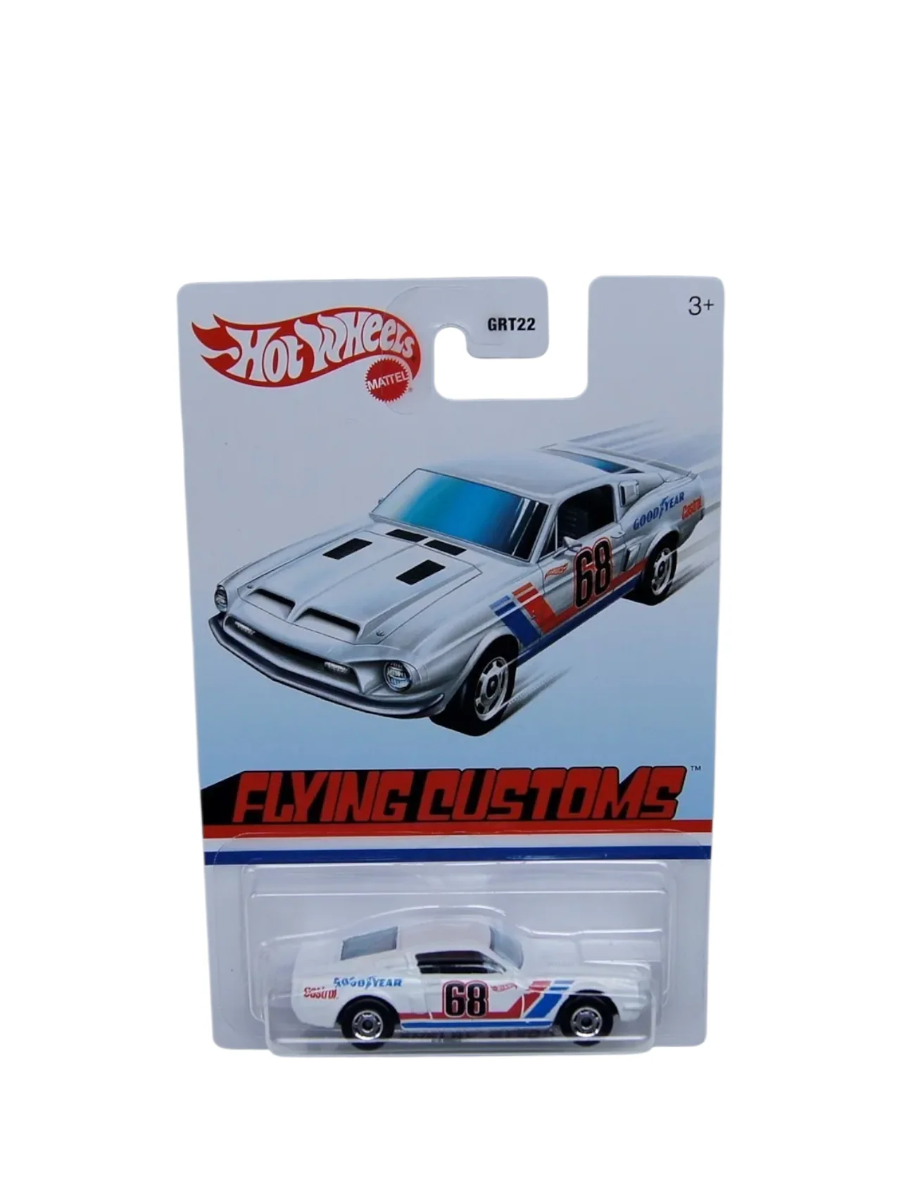 Hotwheels '68 Shelby GT500 Card Art Imported Mainline 1:64 Scale - Image 2