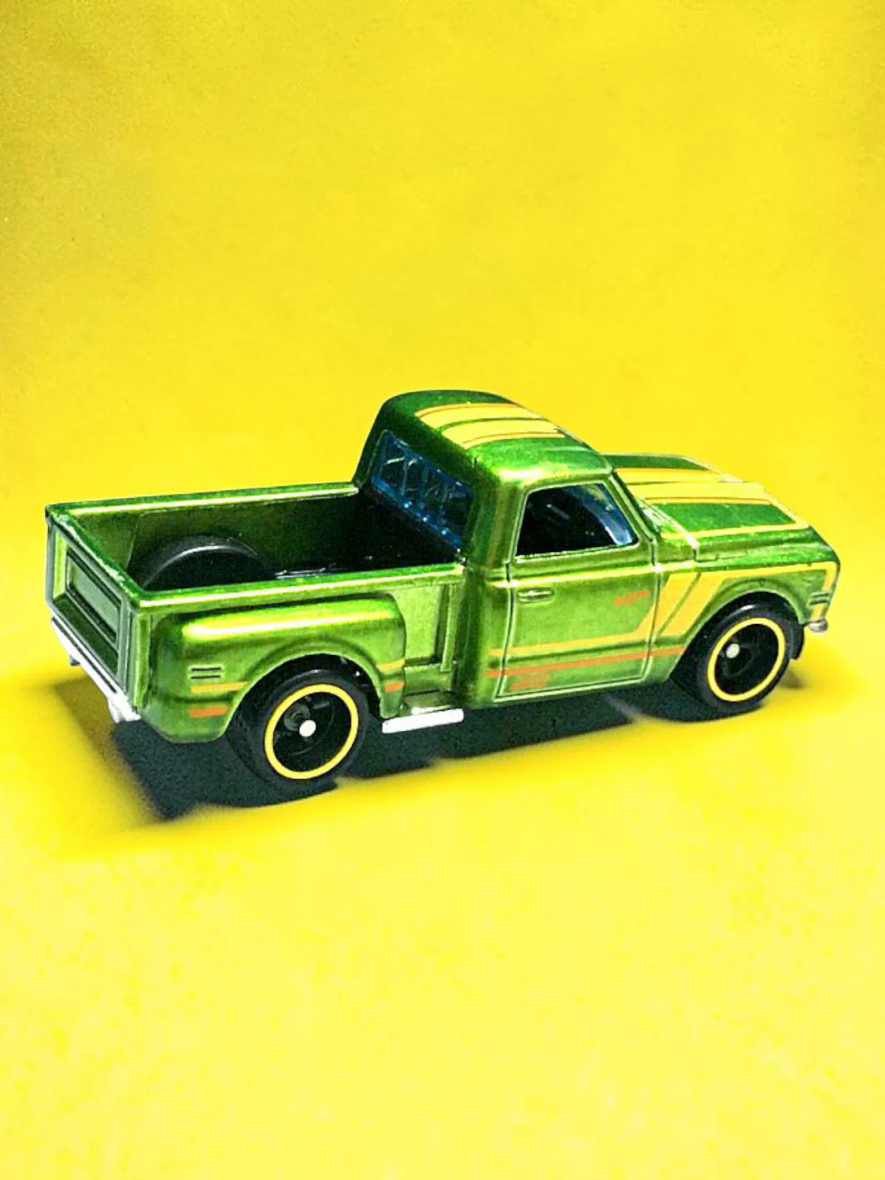 HotWheels '69 CHEVY' PICKUP Imported Mainline 1:64 Scale Super Treasure Hunt (With protector) - Image 3