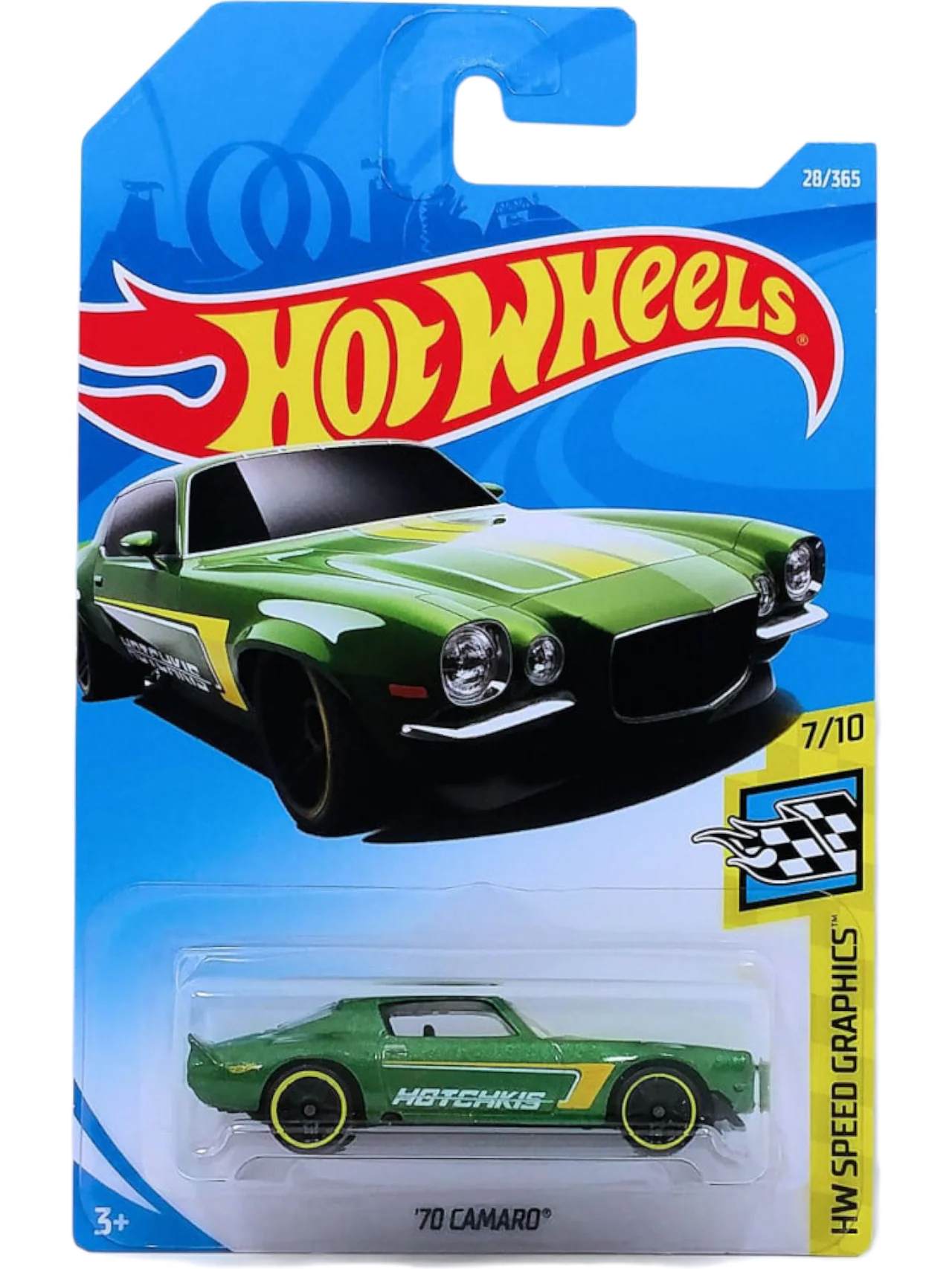 Hotwheels 70 Camaro Imported Mainline 1:64 Scale FJW47-D7C3