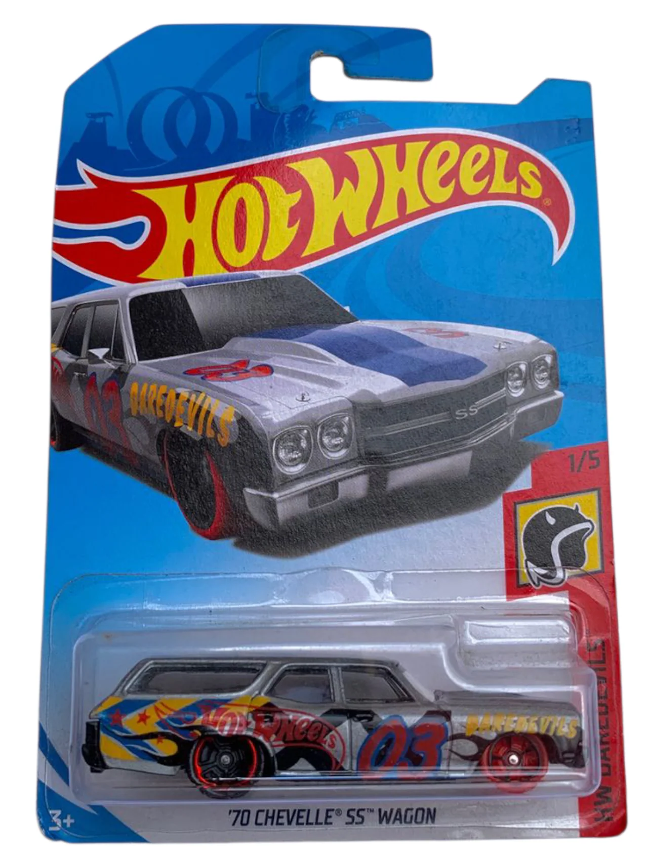 HotWheels 70 Chevelle SS Wagon Imported Mainline 1:64 Scale FRR81-D7C3