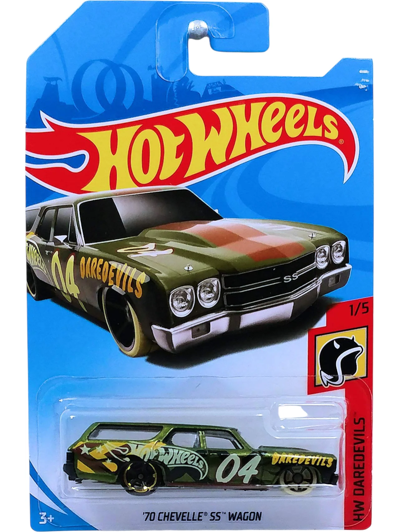 Hotwheels 70 Chevelle SS Wagon Imported Mainline 1:64 Scale FRR82-D7C3