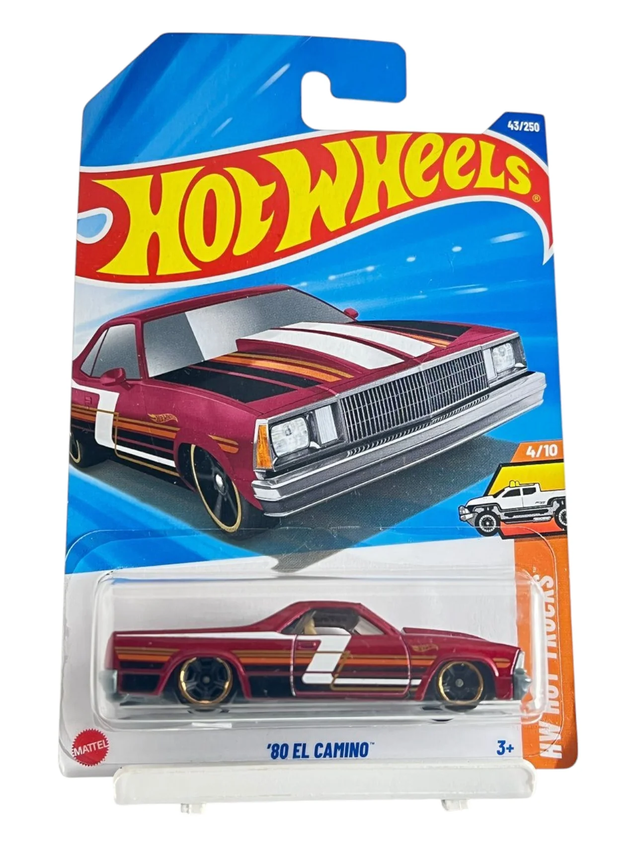 HotWheels 80 EL Camino Imported Mainline 1:64 Scale HYW94-N7C5