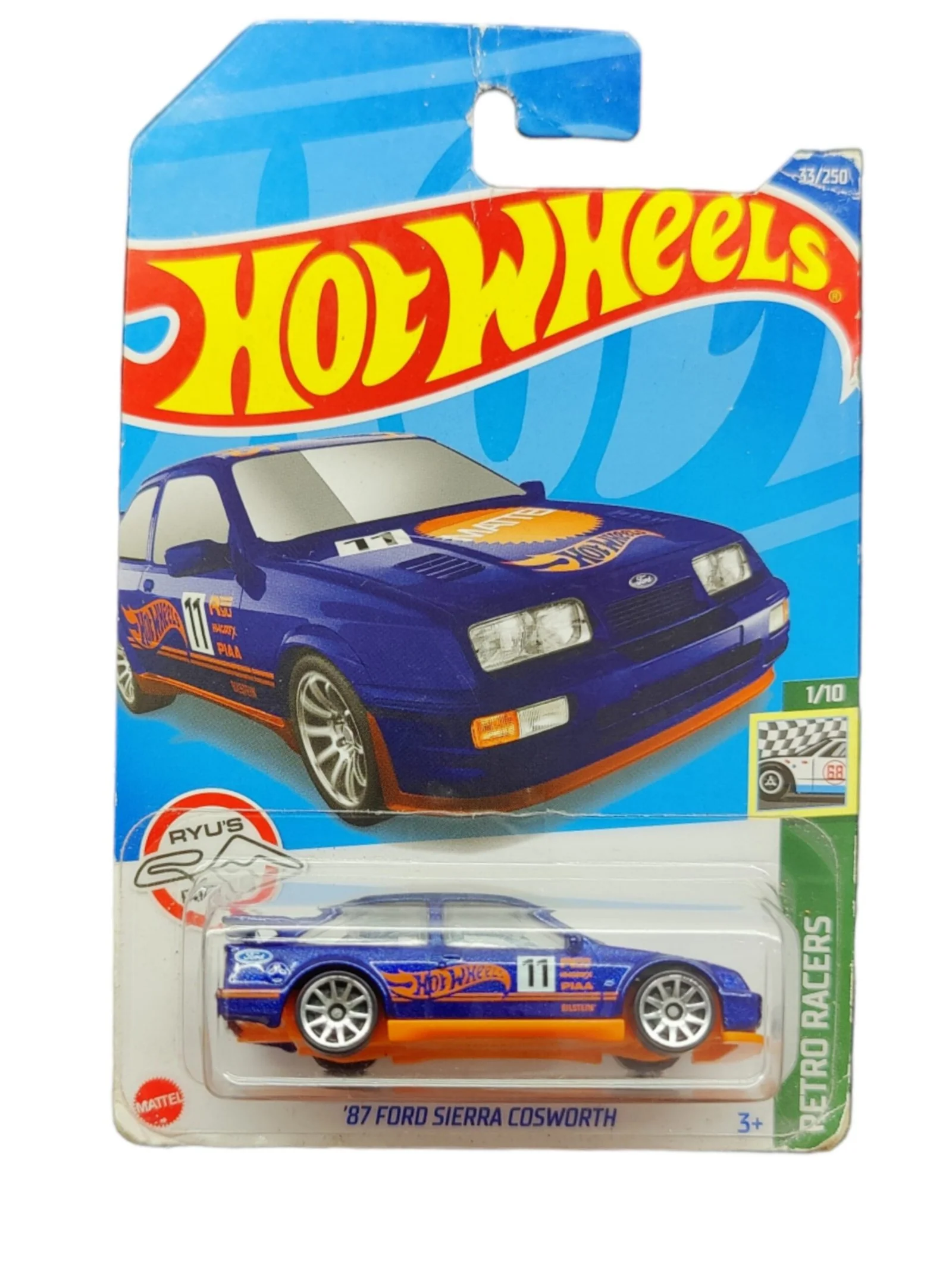 Hotwheels 87 Ford Sierra Cosworth Imported Mainline 1:64 Scale