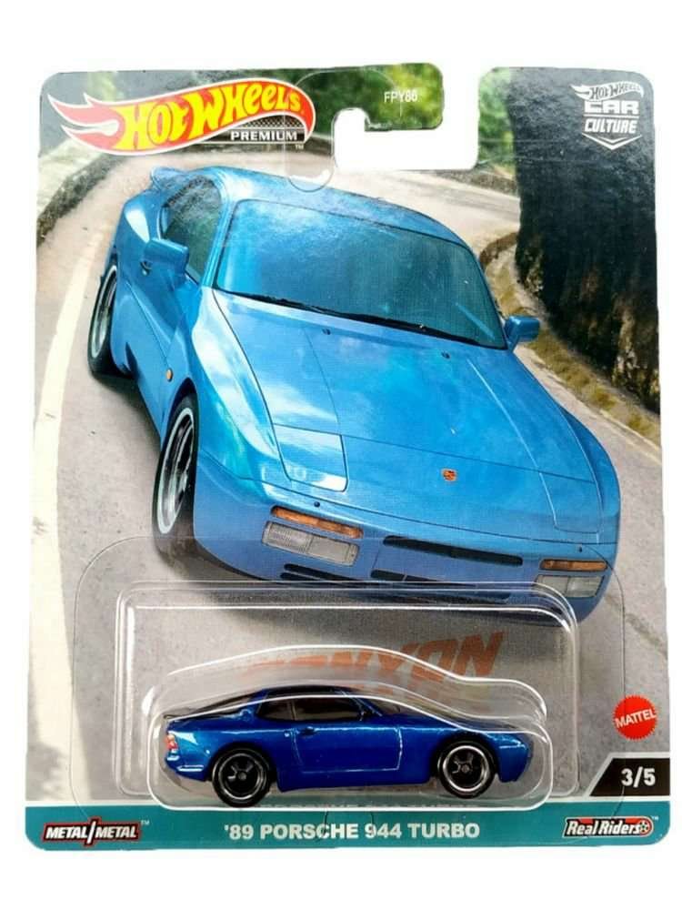 Hotwheels car Culture 89 Porsche 944 Turbo imported premium 1:64 scale