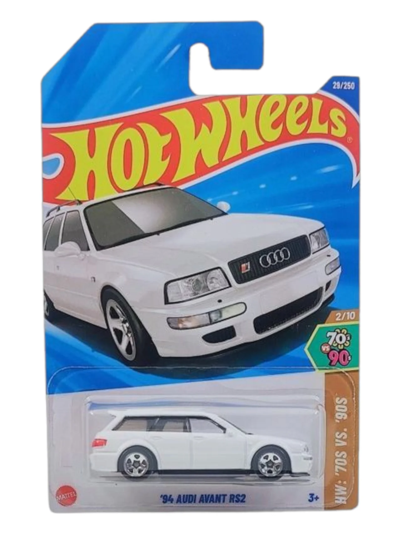 Hotwheels '94 audi Avant rs2 imported mainline 1:64 Scale HYX60-N7C5