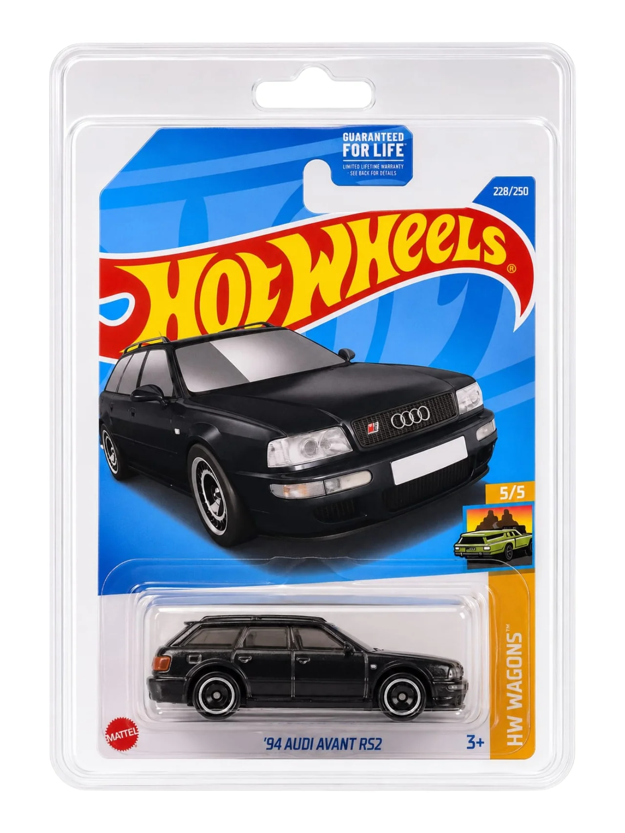 HotWheels 94 Audi Avant RS2 Super Treasure Hunt RLC 1:64 Scale (With Protector)