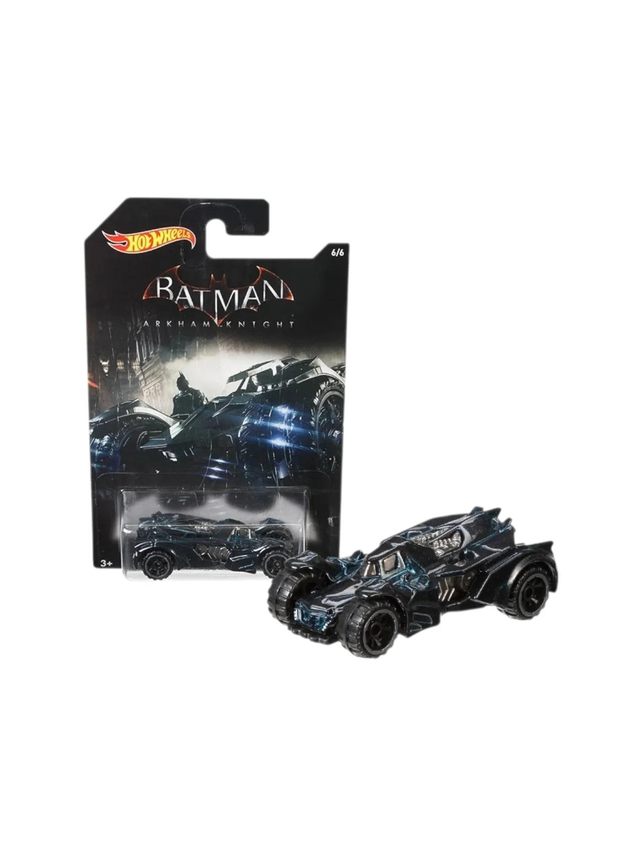 HotWheels Batman Arkham Knight Batmobile Imported Mainline Card Art 1:64 Scale - Image 3
