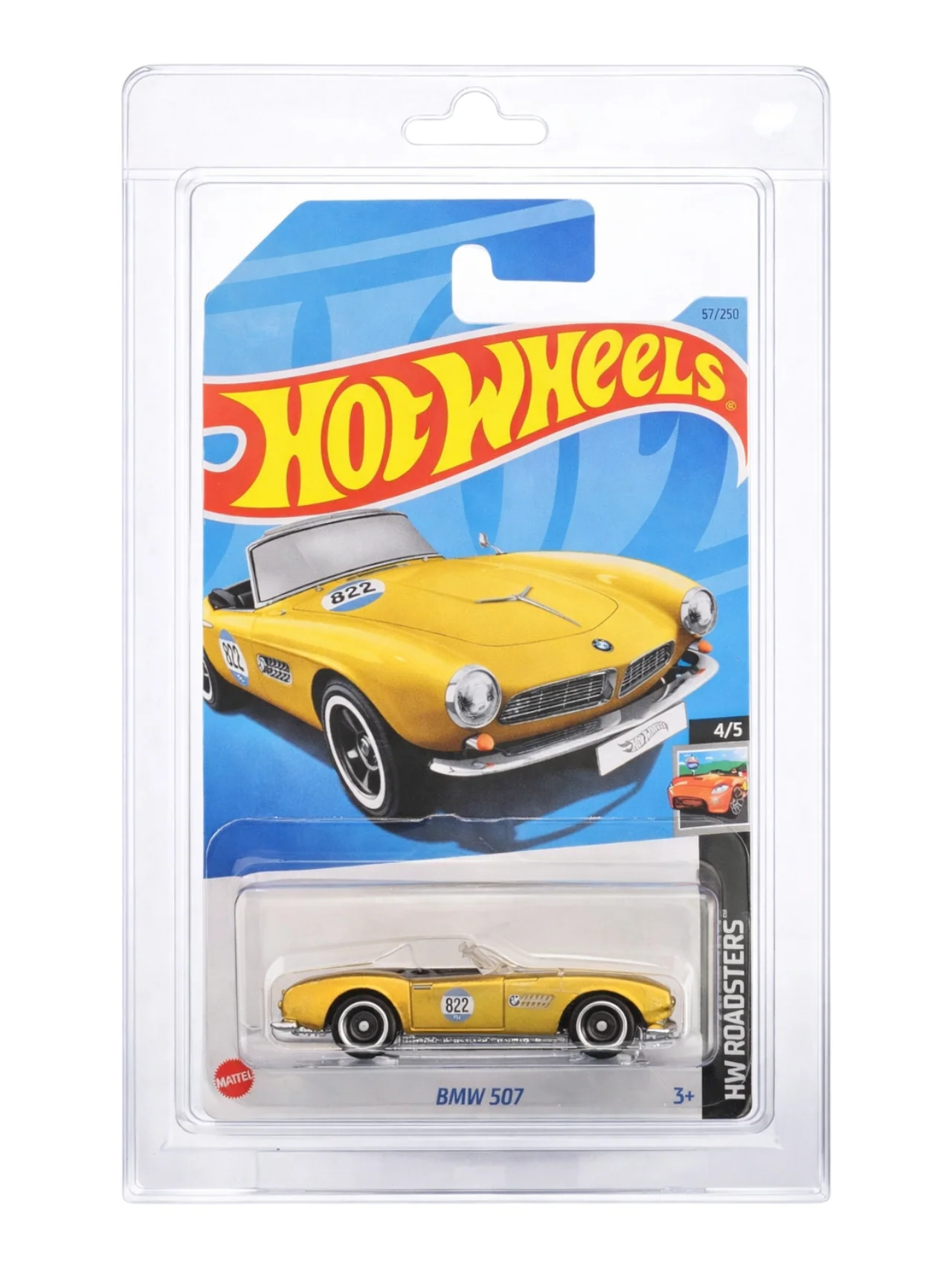 HotWheels 'BMW 507' Imported Mainline 1:64 Scale Super Treasure Hunt (With protector) rlc