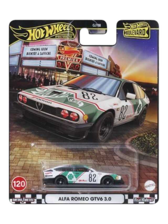Hotwheels boulevard alfa Romeo gtv6 3.0 imported premium 1:64 Scale - Image 4
