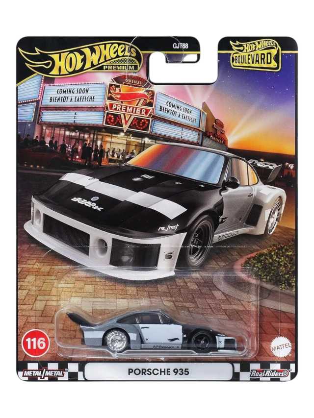 HotWheels Boulevard Porsche 935 Premium 1:64 Scale Die‑Cast Collectible Car