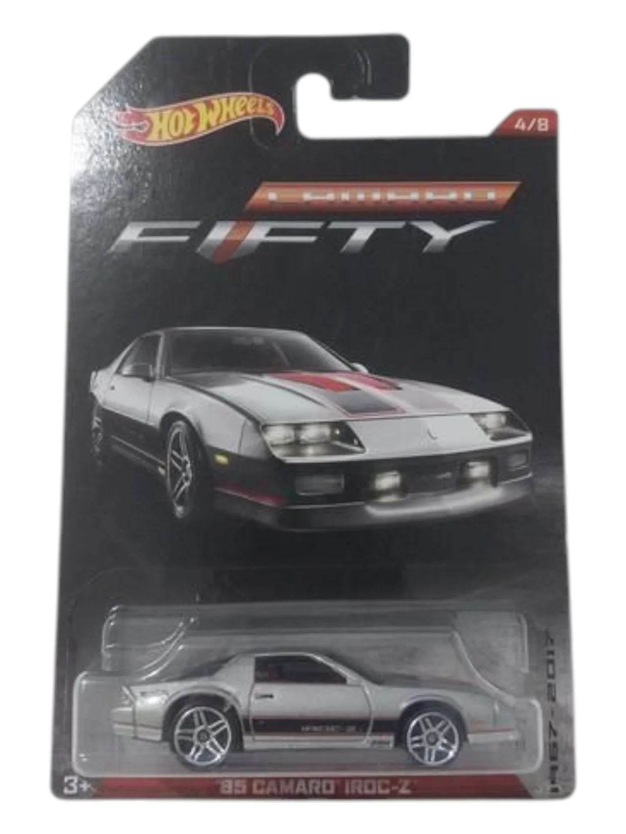 HotWheels Camaro Fifty 85 Camaro iroc -Z imported mainline 1:64 card art DWC88-4B10