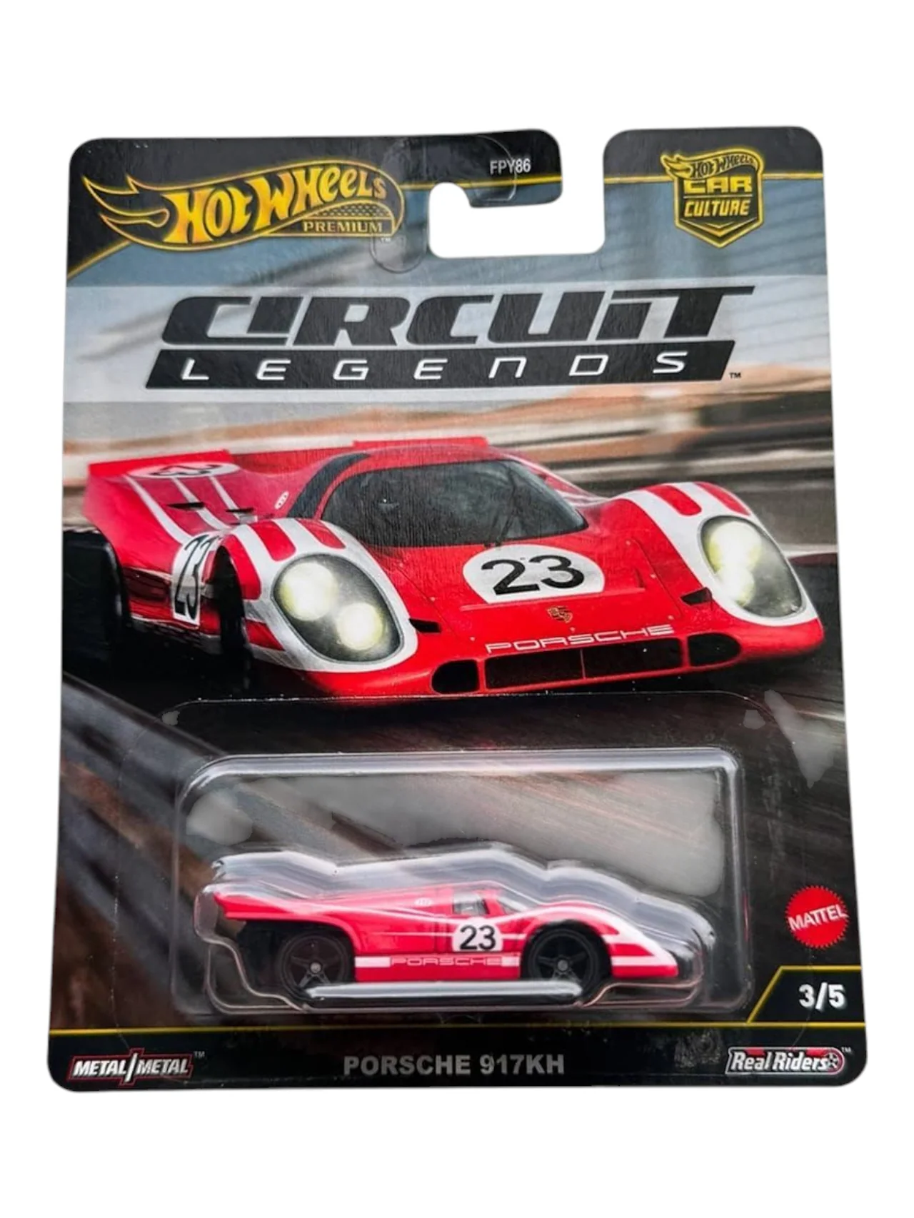 HotWheels Car Culture Circuit Legends Porsche 917KH Imported Premium 1:64 Scale