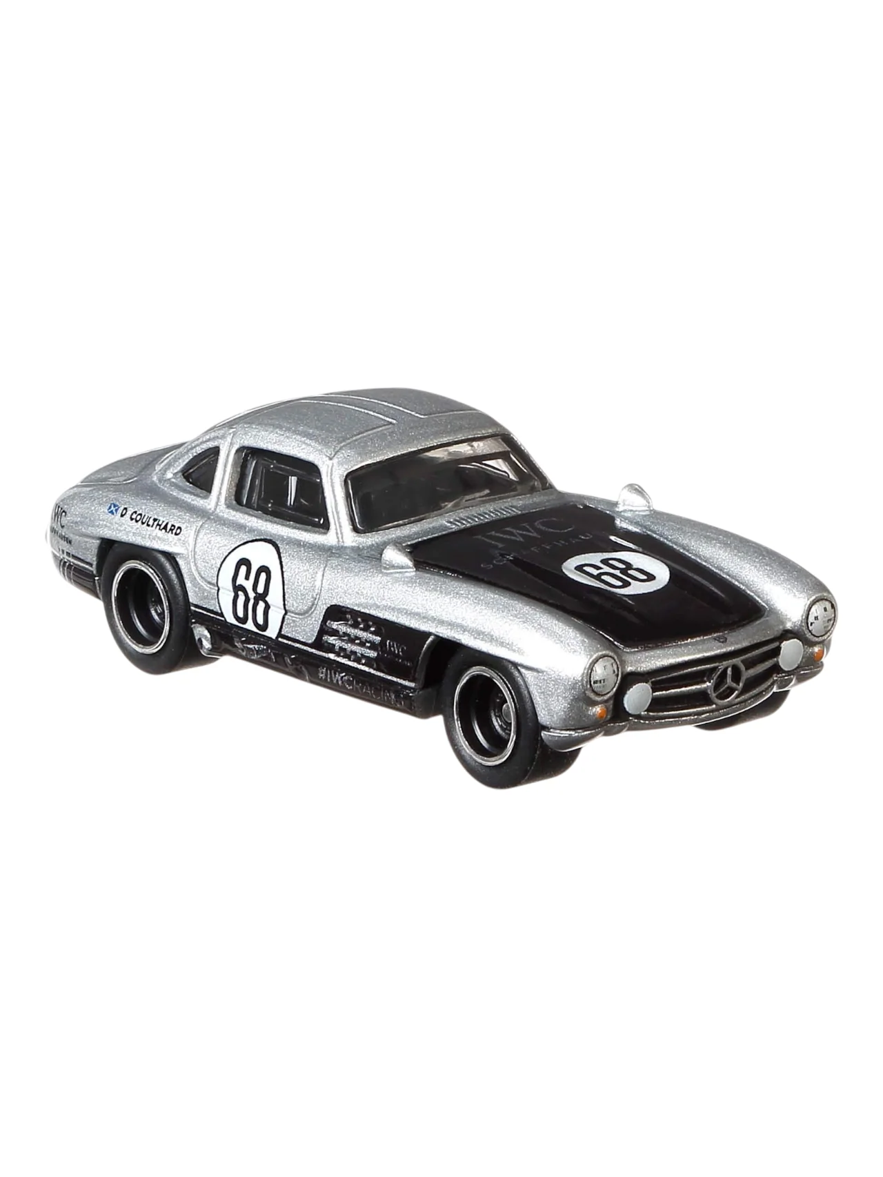 Hotwheels car Culture Mercedes Benz 300 sl euro hauler imported team transport 1:64 Scale (blister damaged) - Image 5