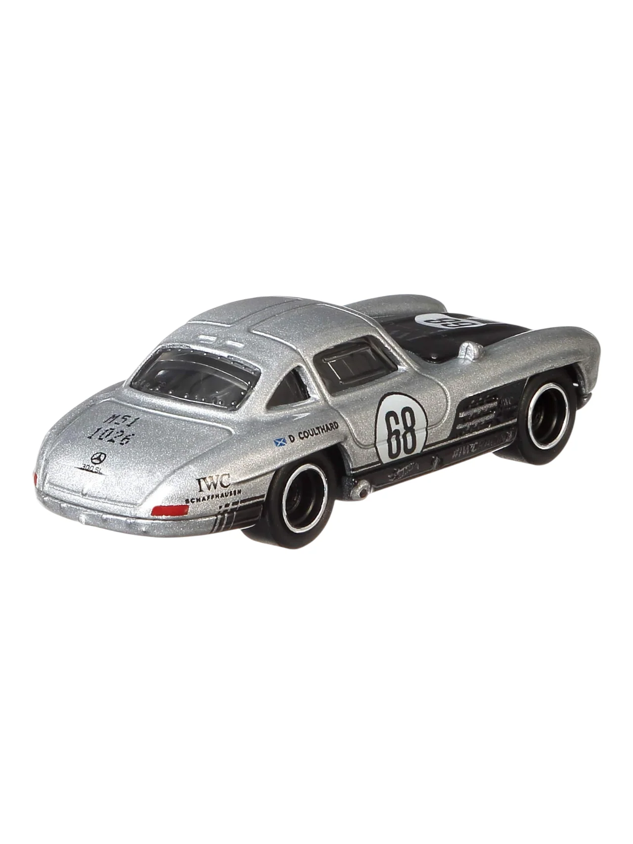 Hotwheels car Culture Mercedes Benz 300 sl euro hauler imported team transport 1:64 Scale (blister damaged) - Image 6