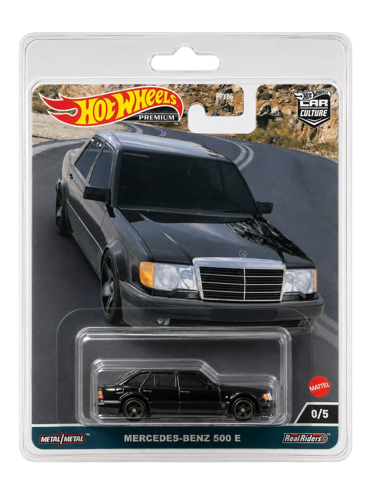HotWheels Car Culture Mercedes-Benz 500 E Imported Premium 1:64 Scale (Chase Piece) rlc