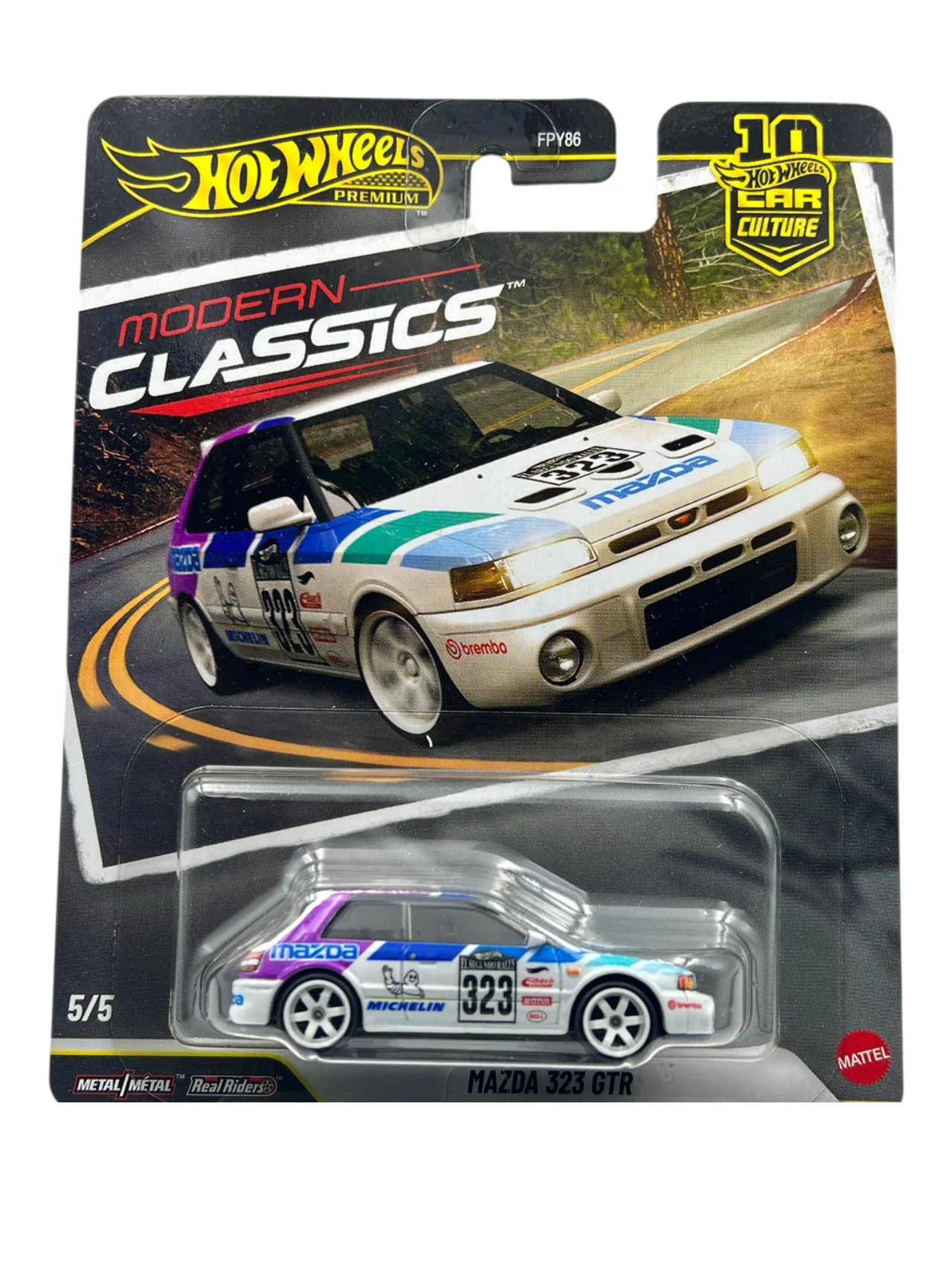 HotWheels Car Culture Modern Classics Mazda 323 GTR Imported 1:64 Scale - Image 2