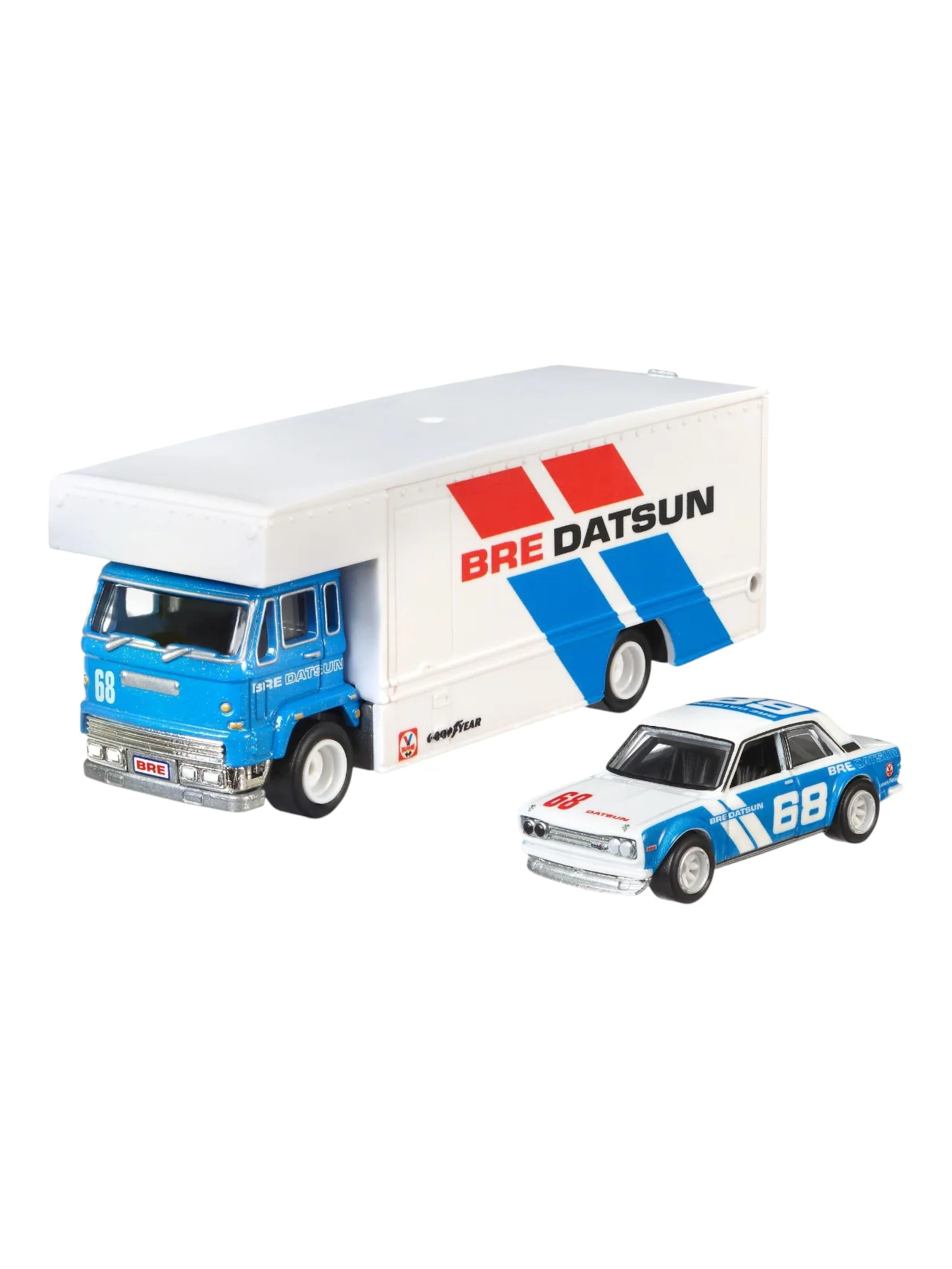 HotWheels Car Culture Team Transport 71 Datsun 510 Fleet Flyer #9 Imported 1:64 Scale - Image 2