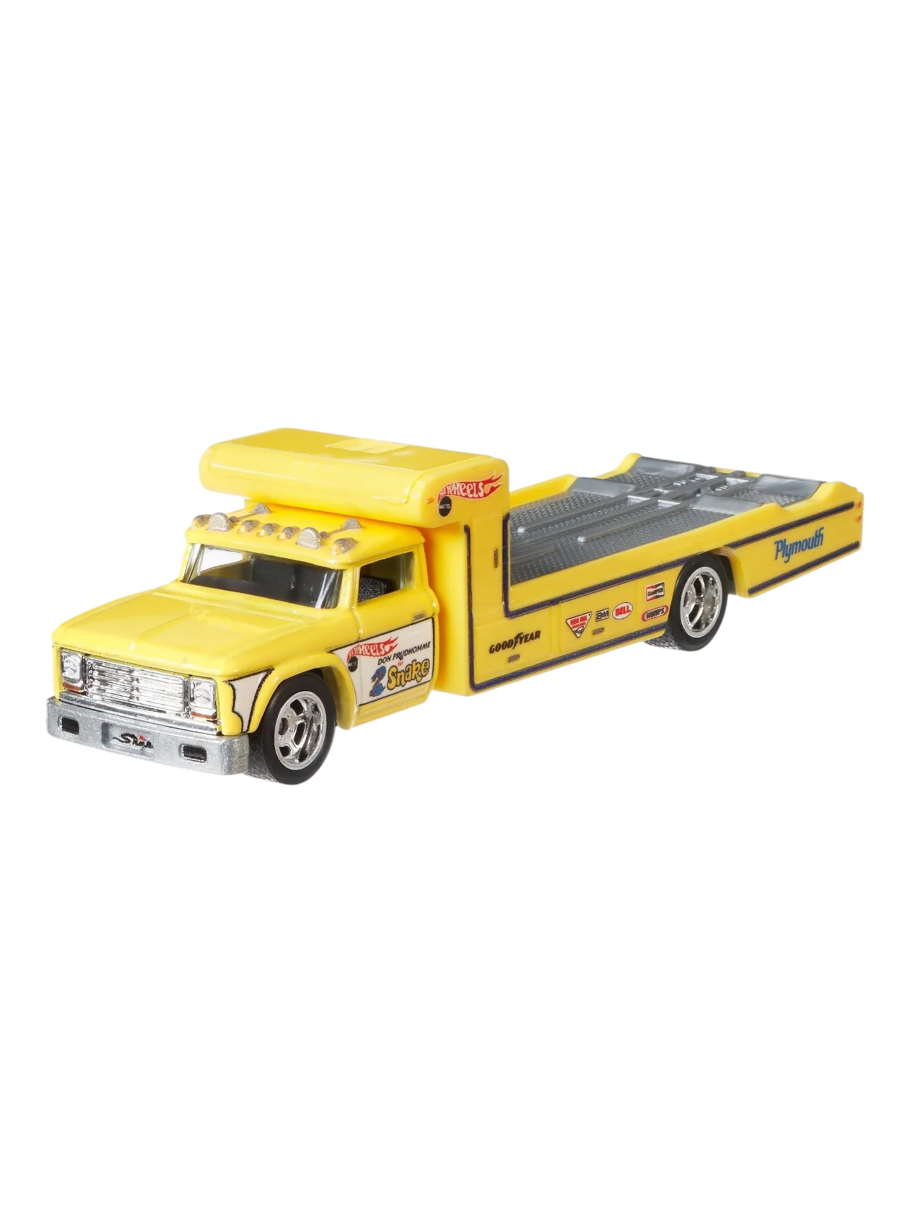 HotWheels Car Culture Team Transport 72 Plymouth Cuda Funny Car Retro Big #4 Imported 1:64 Scale - Image 2
