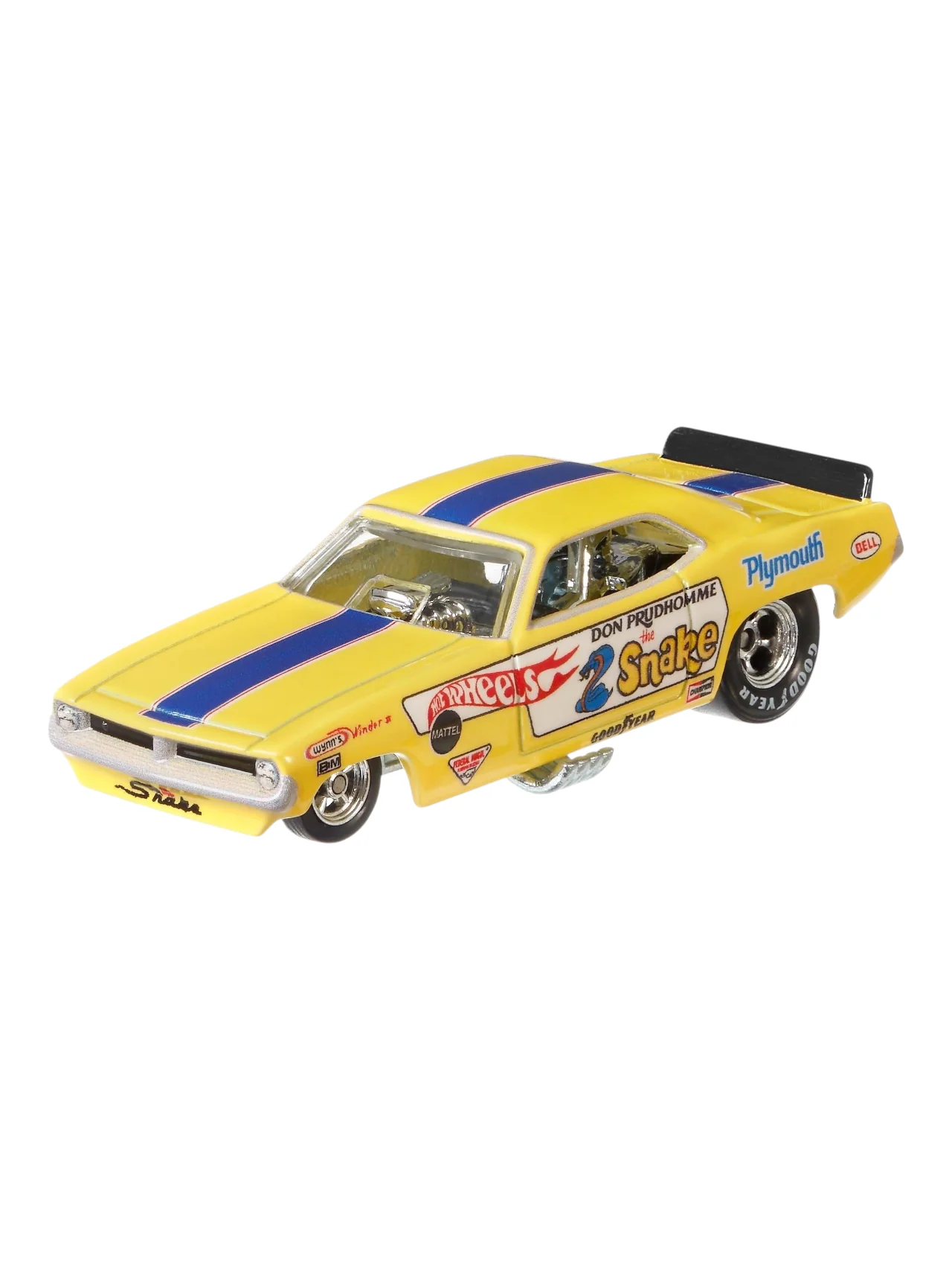 HotWheels Car Culture Team Transport 72 Plymouth Cuda Funny Car Retro Big #4 Imported 1:64 Scale - Image 3