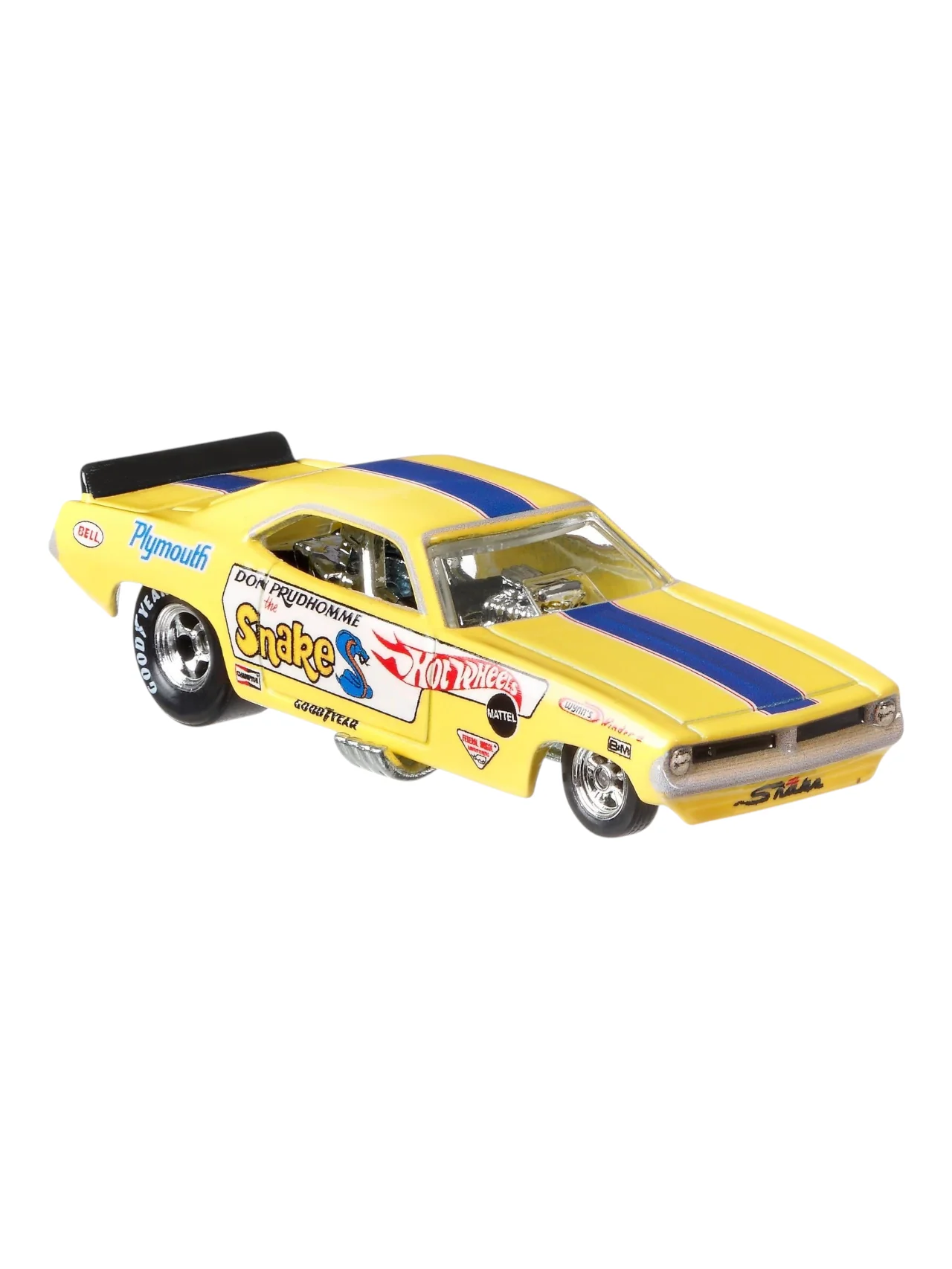HotWheels Car Culture Team Transport 72 Plymouth Cuda Funny Car Retro Big #4 Imported 1:64 Scale - Image 4