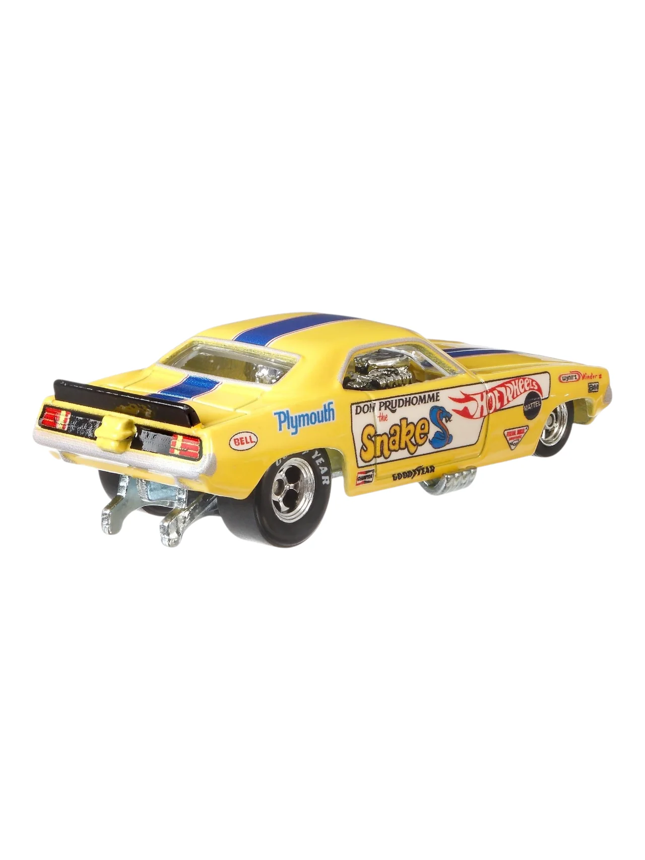 HotWheels Car Culture Team Transport 72 Plymouth Cuda Funny Car Retro Big #4 Imported 1:64 Scale - Image 7