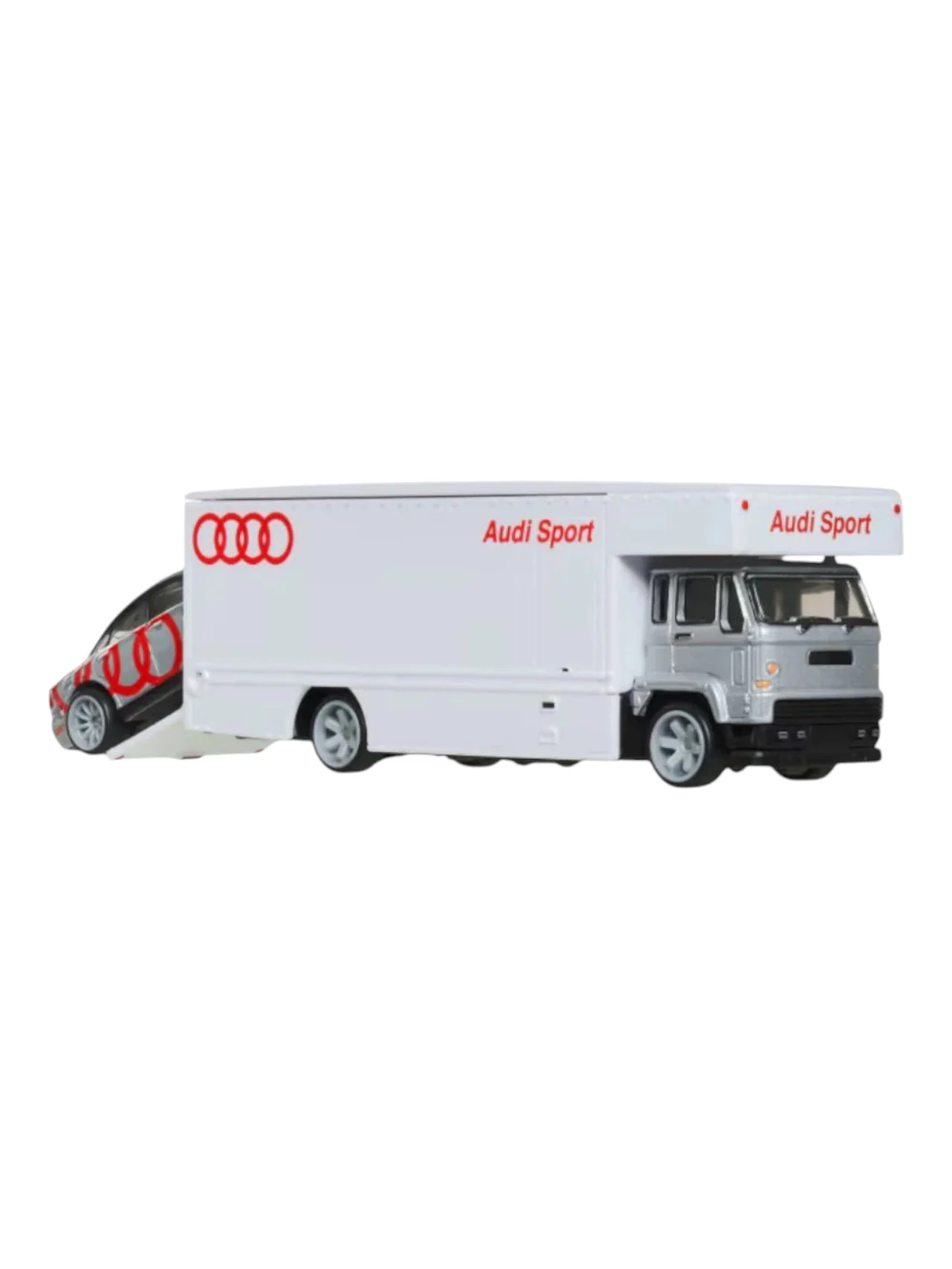 HotWheels Car Culture Audi S4 Quattro and Fleet Flyer Imported team Transport 1:64 Scale - Image 6