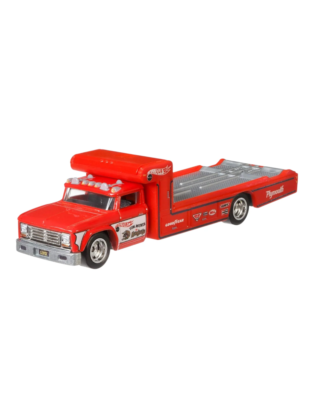 HotWheels Car Culture Team Transport Plymouth Duster Funny Car Retro Big #5 Imported 1:64 Scale - Image 3