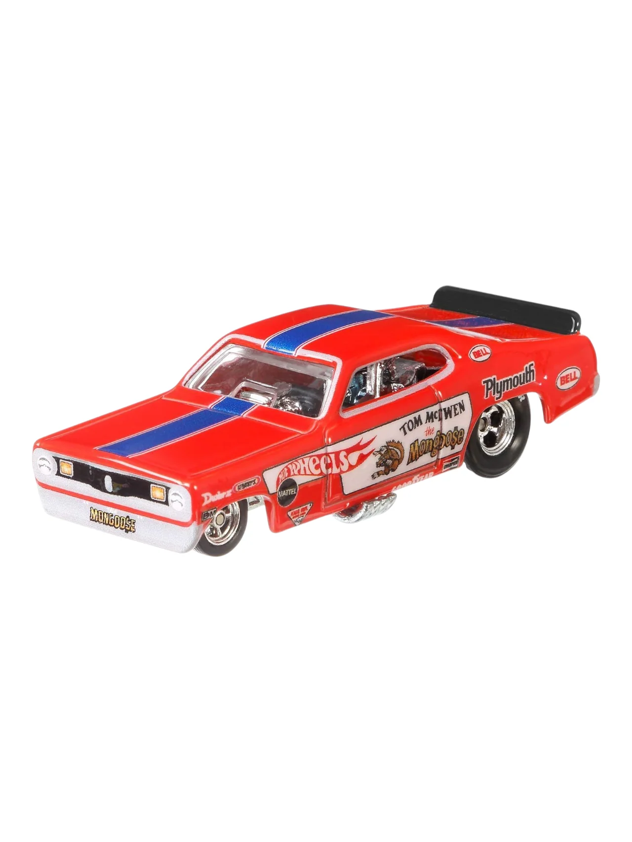 HotWheels Car Culture Team Transport Plymouth Duster Funny Car Retro Big #5 Imported 1:64 Scale - Image 4