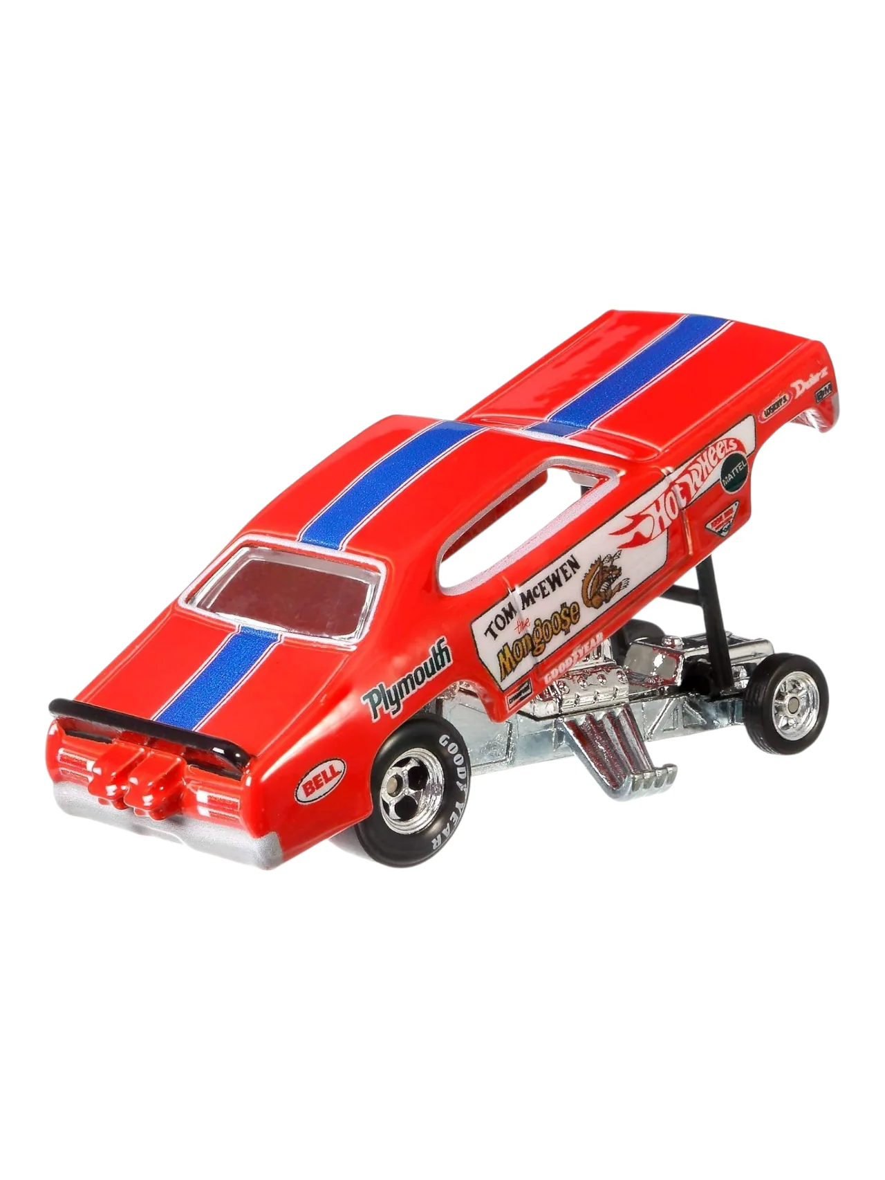 HotWheels Car Culture Team Transport Plymouth Duster Funny Car Retro Big #5 Imported 1:64 Scale - Image 6