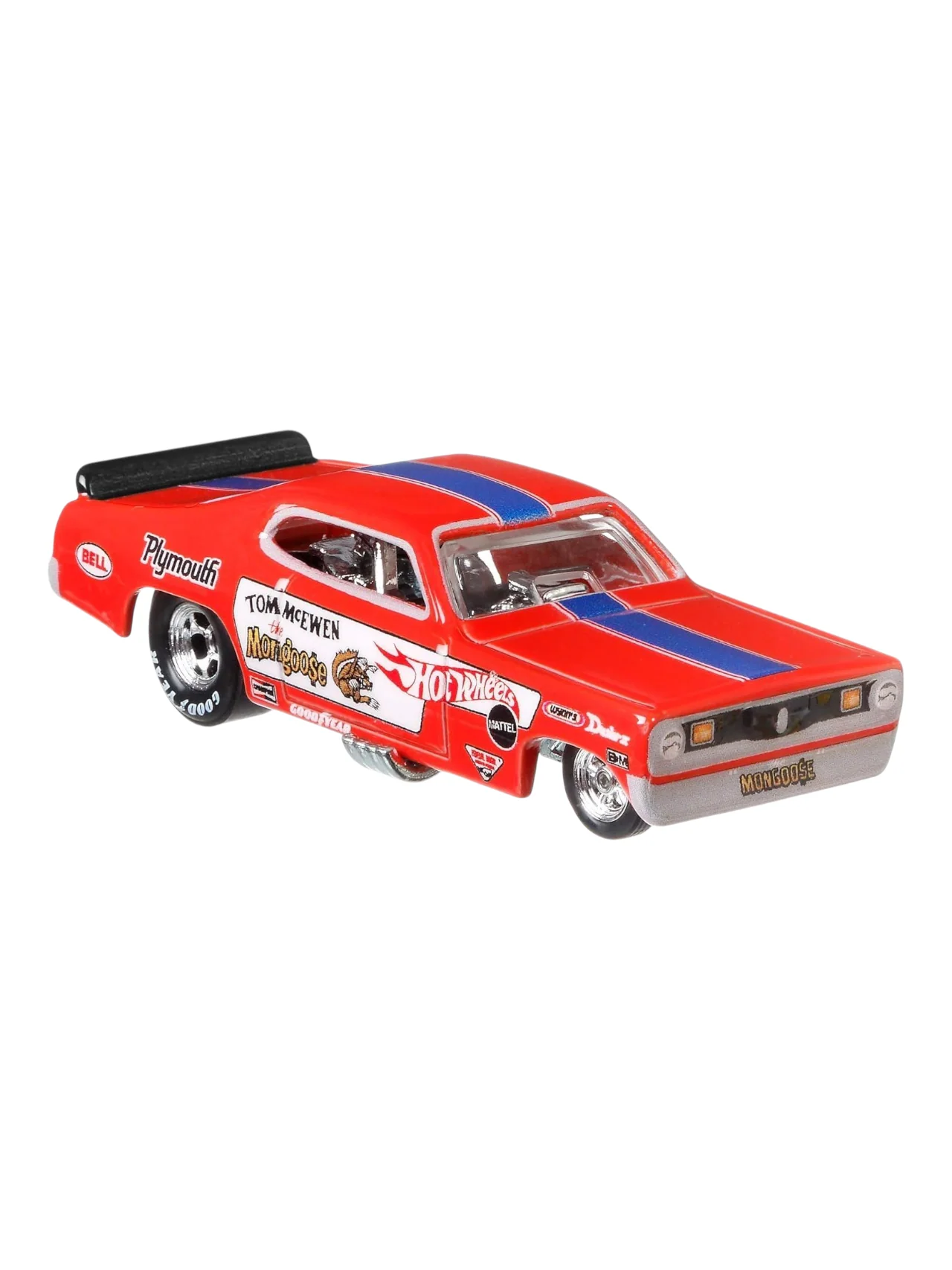 HotWheels Car Culture Team Transport Plymouth Duster Funny Car Retro Big #5 Imported 1:64 Scale - Image 7