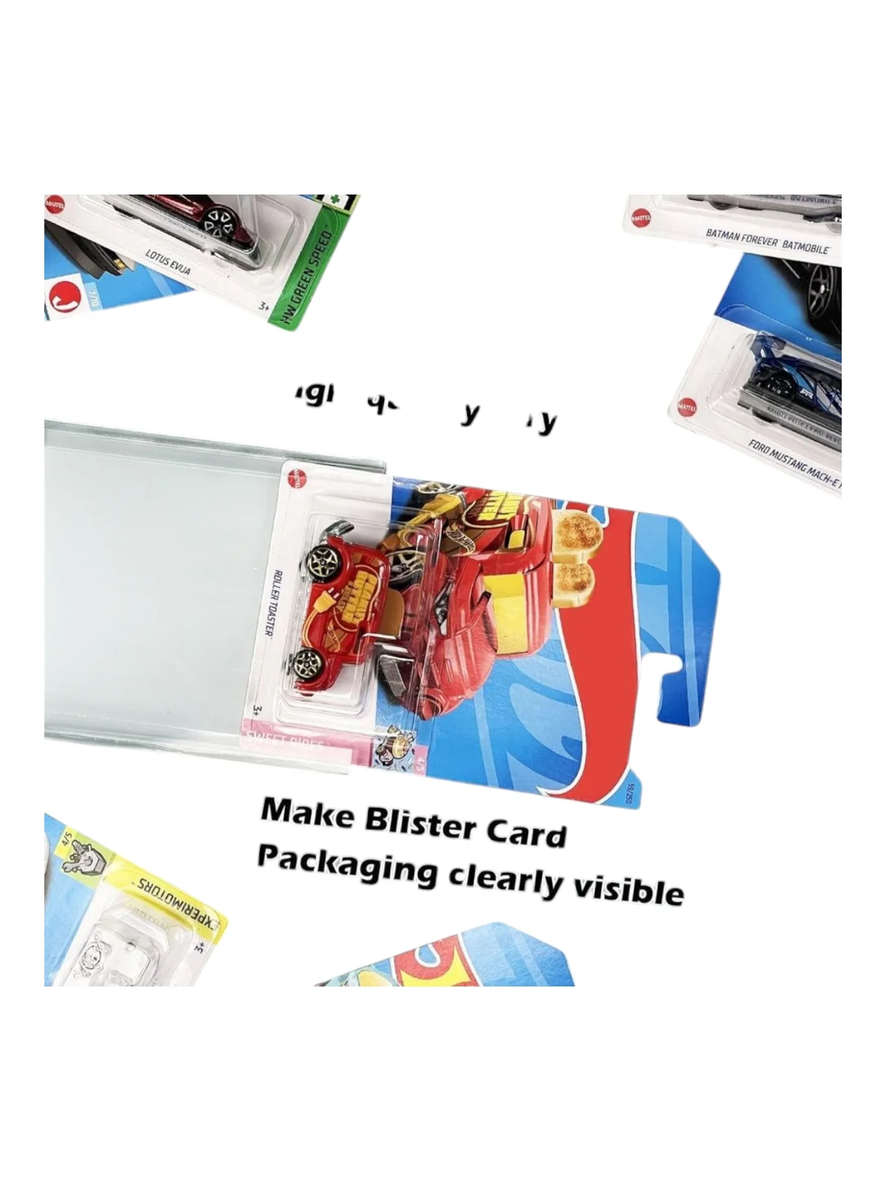 HotWheels acrylic card for storage - Image 4