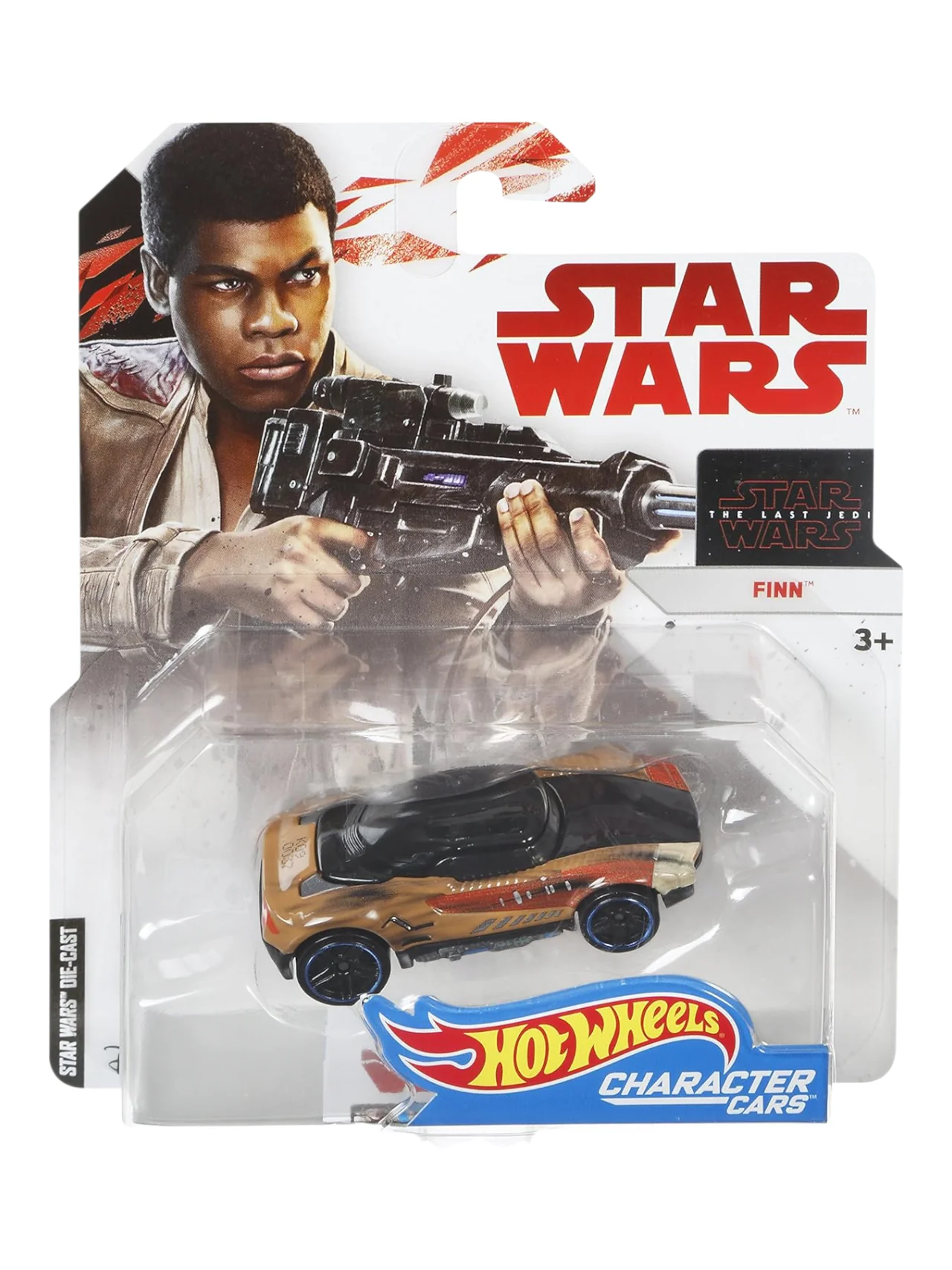 Hotwheels Character Cars Disney Star Wars Finn Star Wars Die-Cast Premium Imported 1:64 Scale
