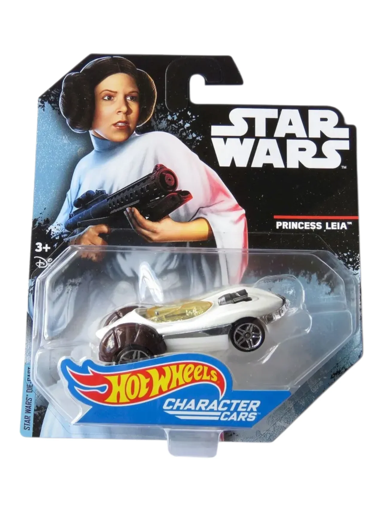 Hotwheels Character Cars Disney Star Wars Princess Leia Premium Imported 1:64 Scale
