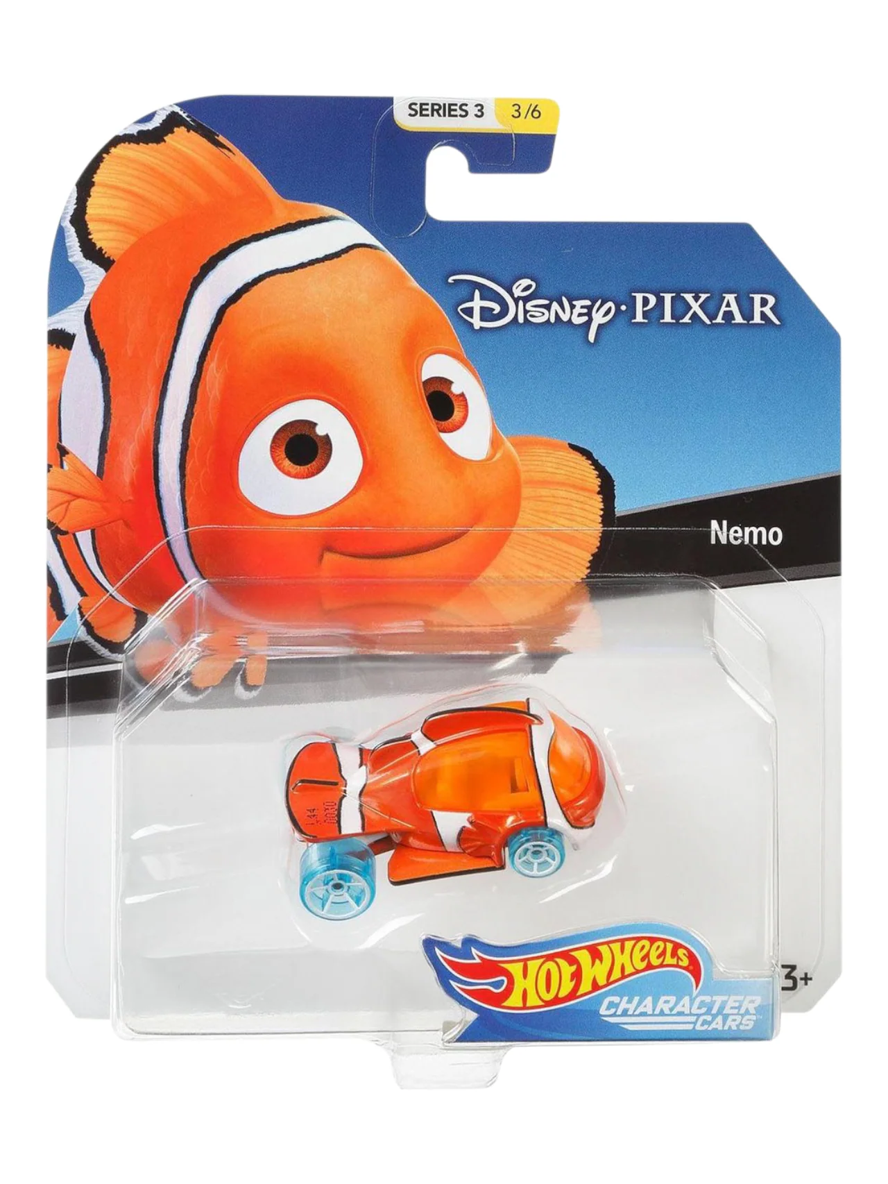 Hotwheels Character Cars Nemo Disney - Pixar Imported Premium 1:64 Scale