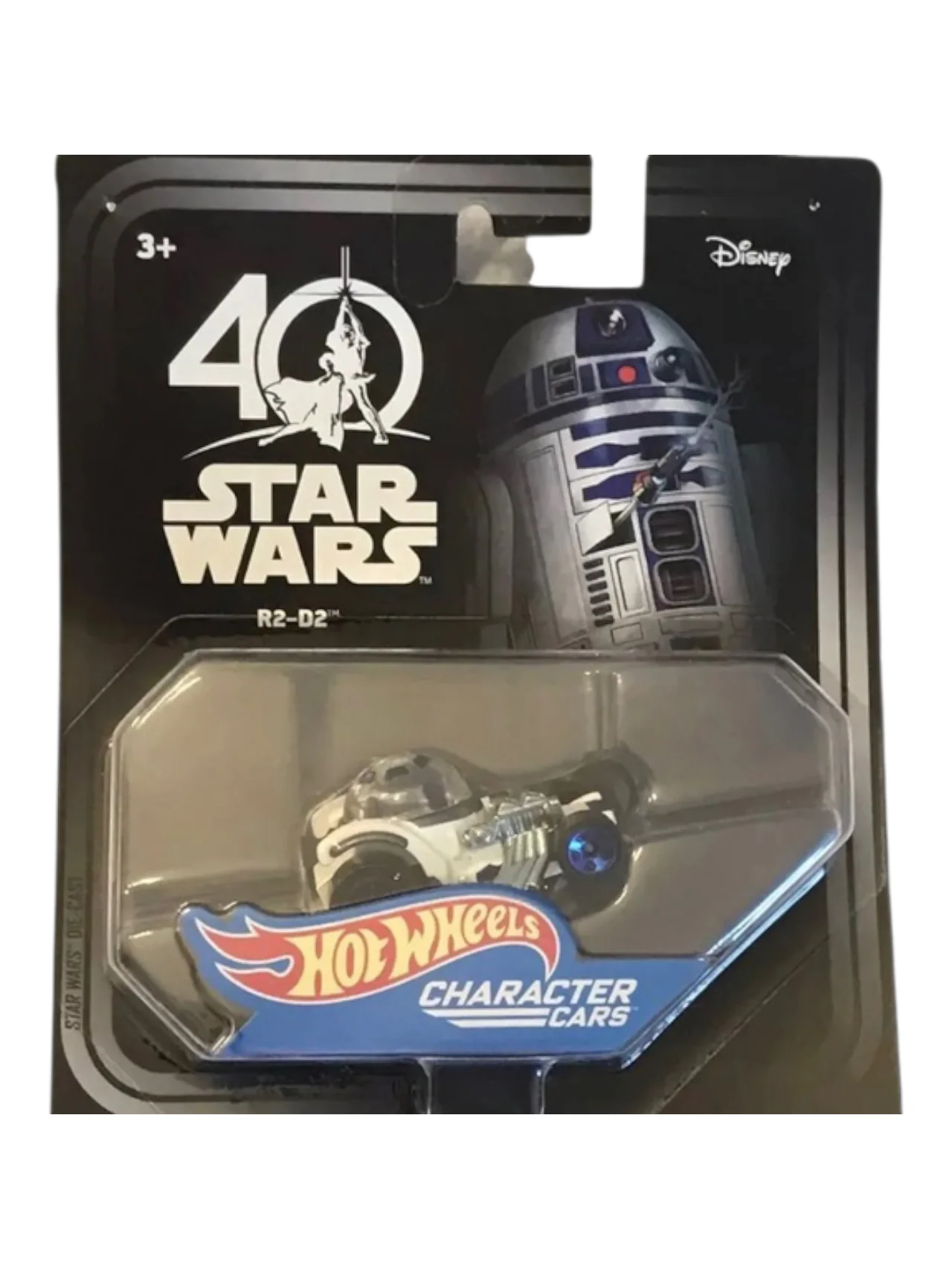 HotWheels Character Cars R2-D2 40th premium Imported 1:64 Scale