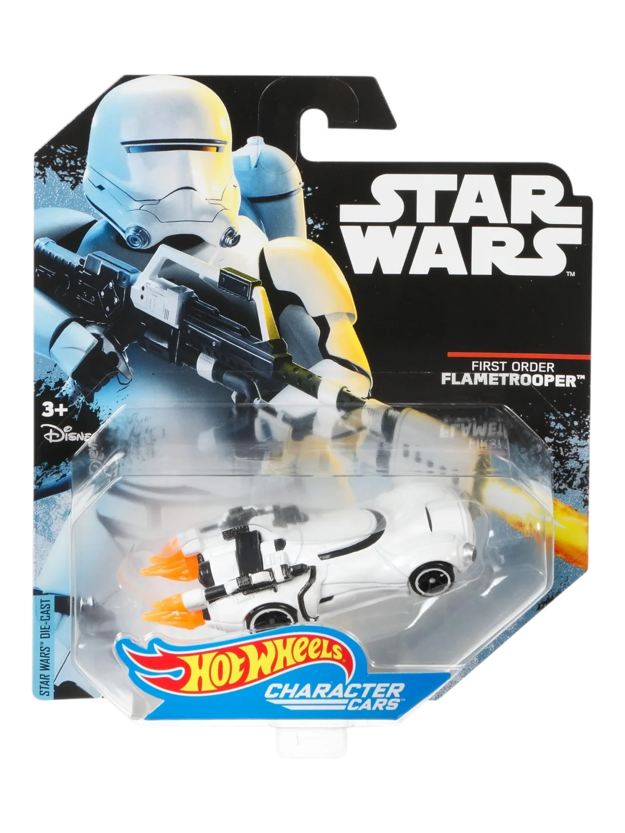 Hotwheels Character Cars Star Wars Flametrooper Imported Premium 1:64 Scale