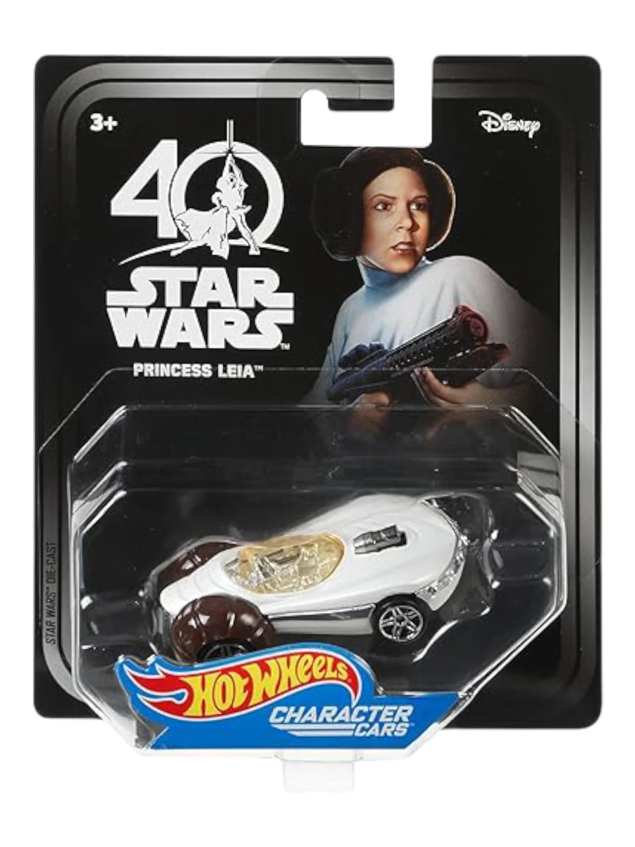 HotWheels Character Cars Star Wars Princess Leia 40th new hope premium Imported 1:64 Scale