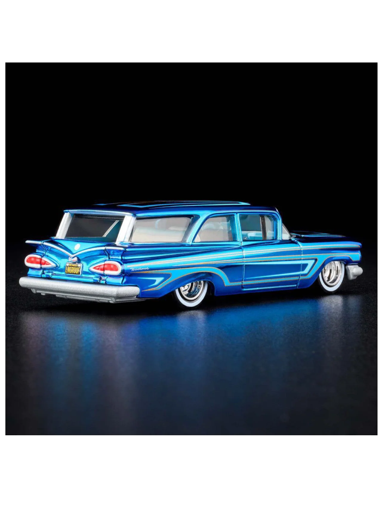 HotWheels Chevrolet 1959 Brookwood RLC 1:64 RLC (With Acrylic Case) - Image 7