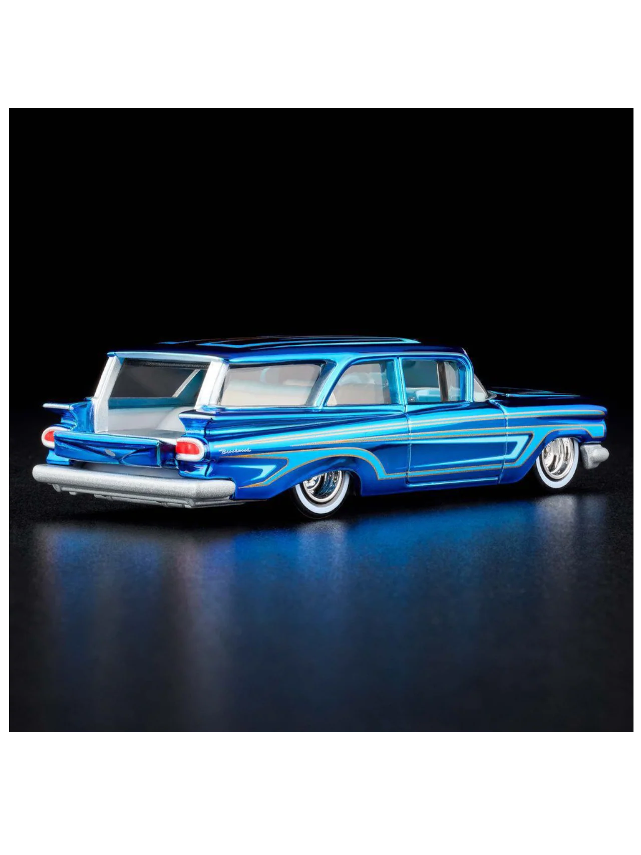 HotWheels Chevrolet 1959 Brookwood RLC 1:64 RLC (With Acrylic Case) - Image 8