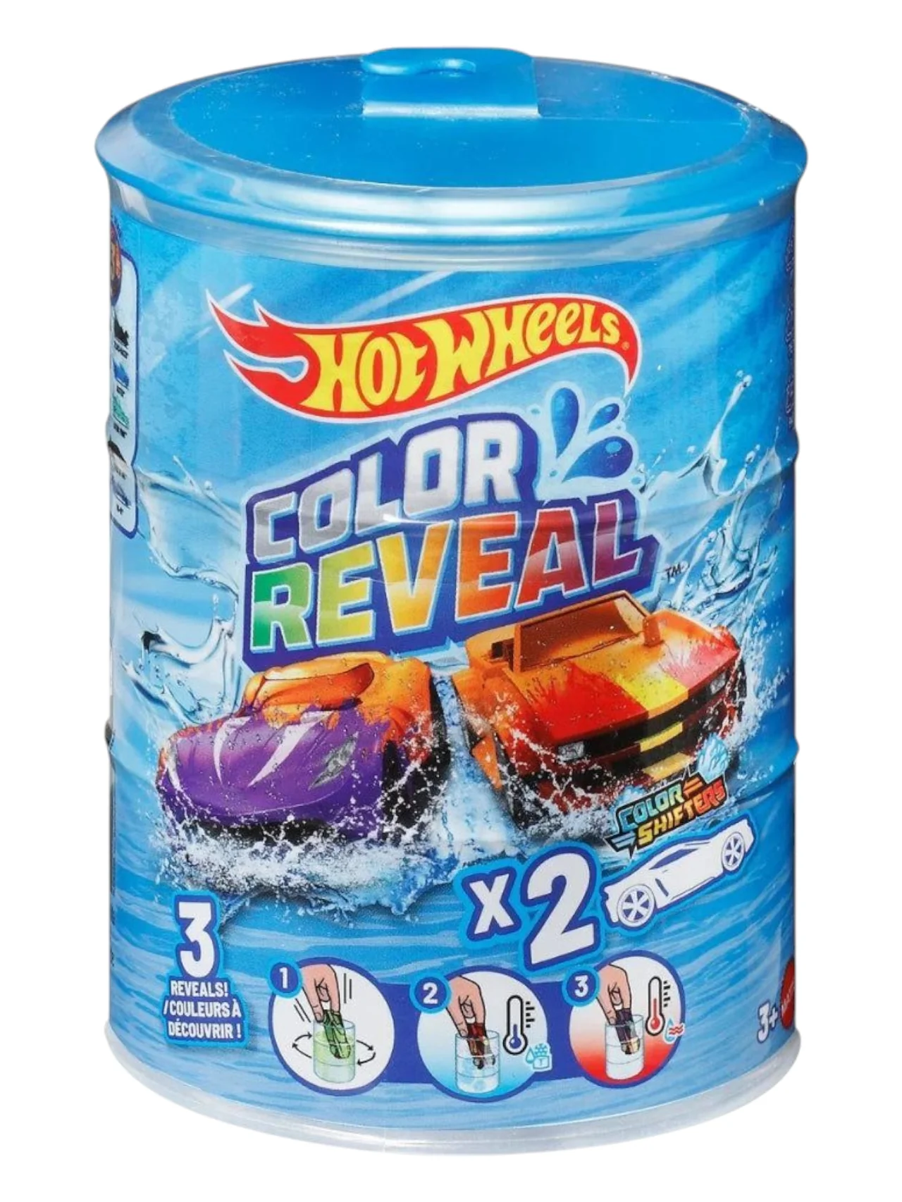 HotWheels Color Reveal Color Shifters Mystery Pack (Includes 2 Random Cars)