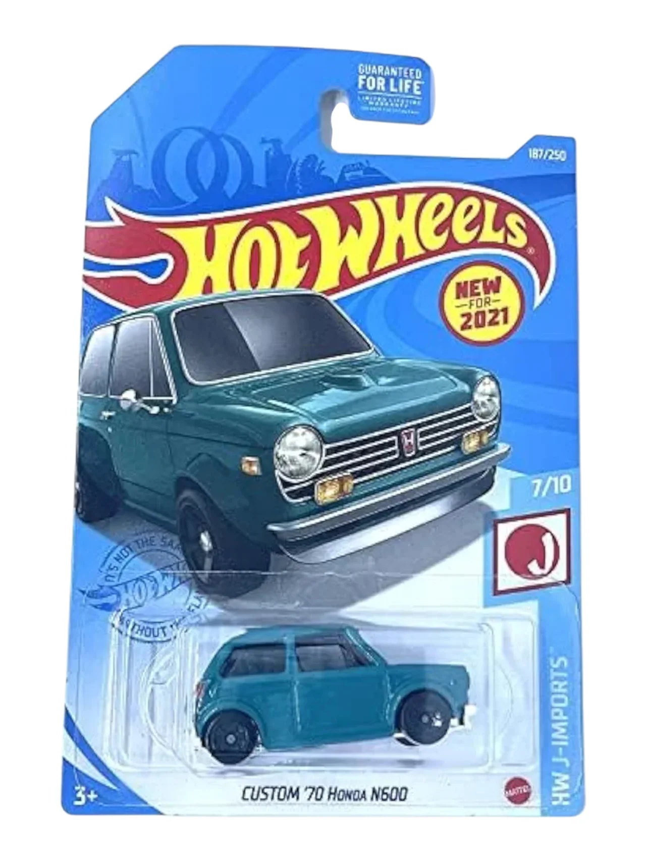 HotWheels Custom 70 honda N600 Imported Mainline 1:64 Scale GTB82-M7C5 - Image 2