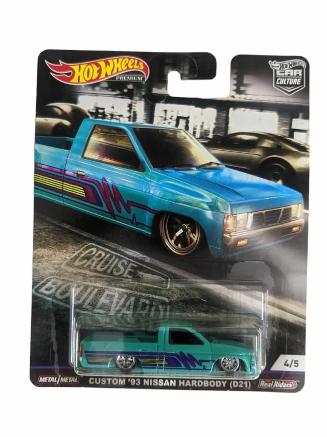 Hotwheels Custom 93 Nissan Hardbody D21 Truck Premium 1:64