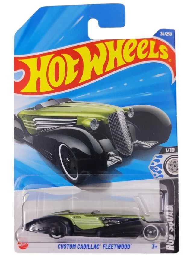 Hotwheels Custom Cadillac Fleetwood Imported Mainline 1:64 Scale