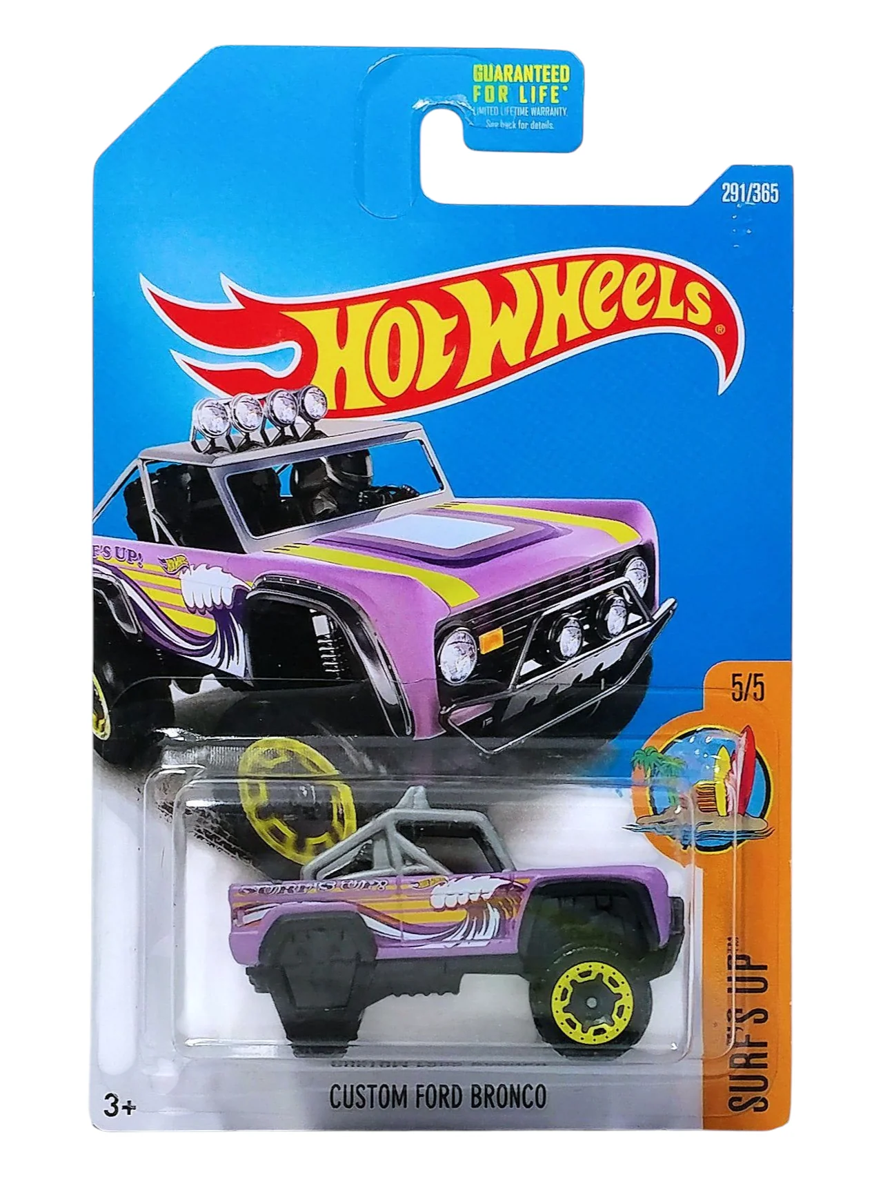 HotWheels Custom Ford Bronco Imported Mainline 1:64 Scale DVB23-D7B3