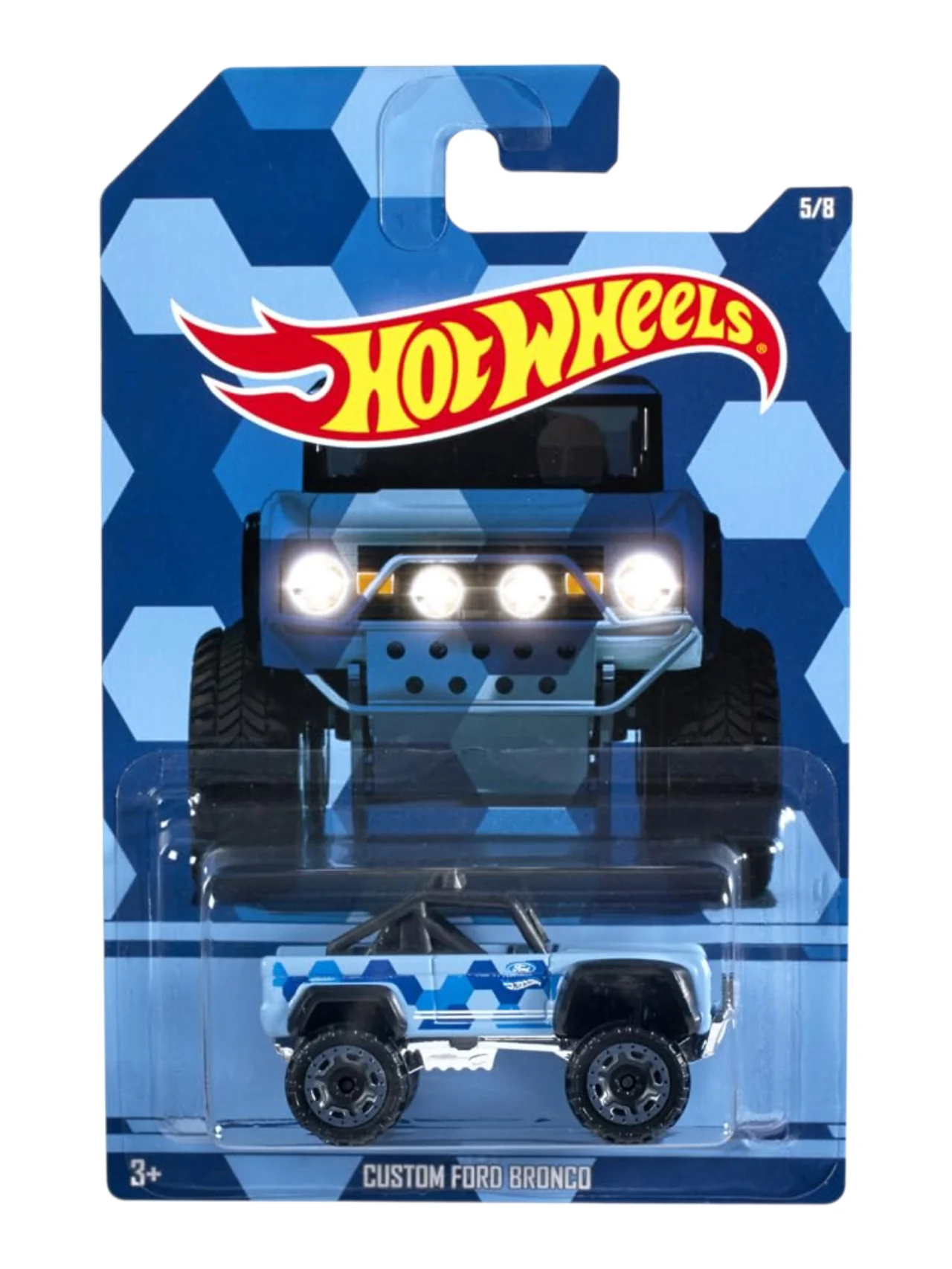 HotWheels Custom Ford Bronco Imported Mainline Card Art 1:64 Scale