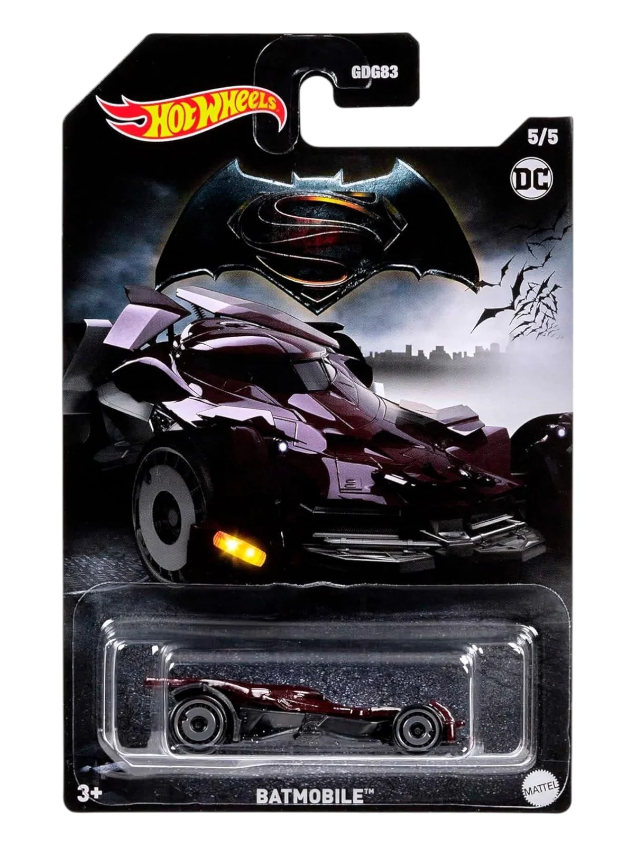 HotWheels DC Batmobile Imported Mainline Card Art 1:64 Scale