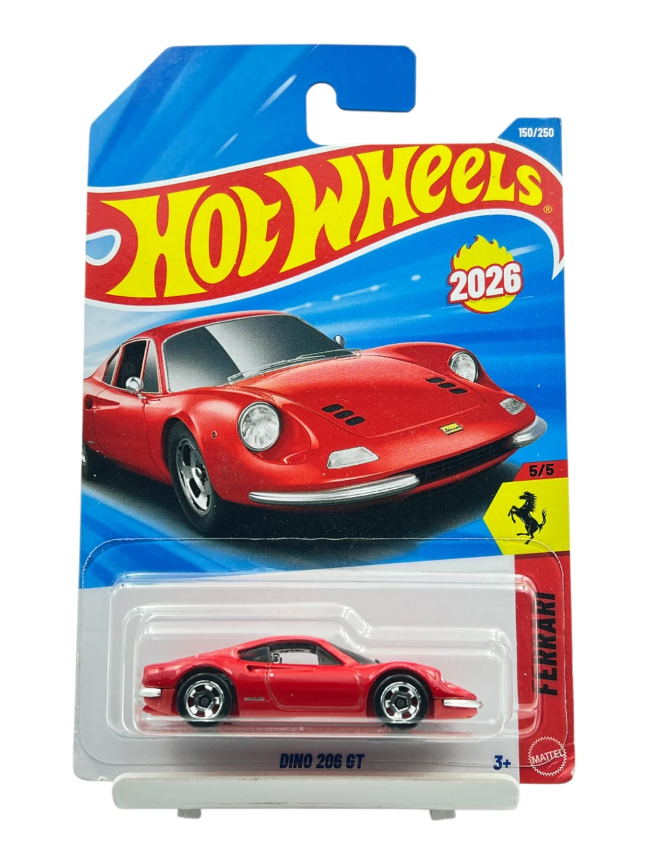 HotWheels Dino 206 GT Imported Mainline 1:64 Scale