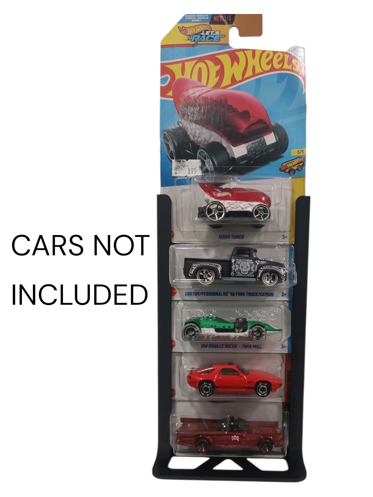 Hotwheels Display Stand Collector 3D Model For Mainline Cars - Image 2